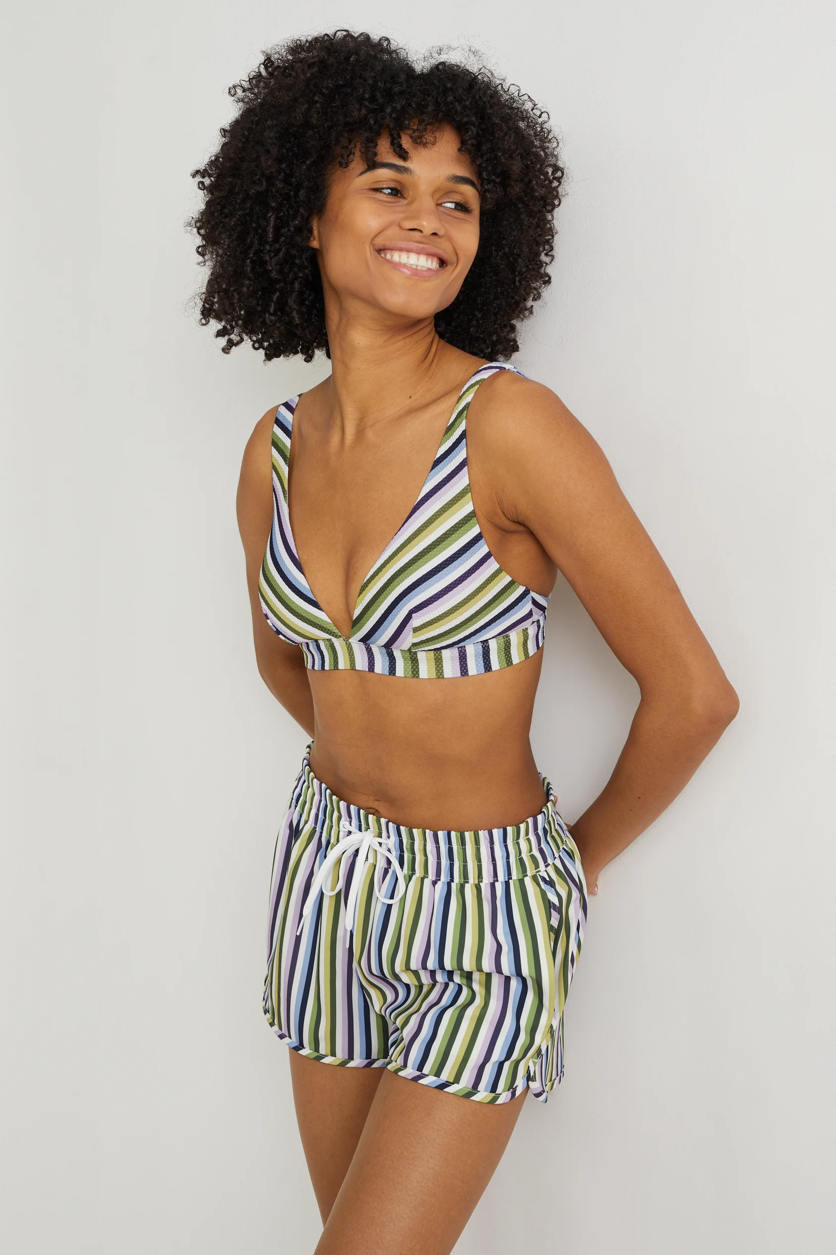 Swim shorts - LYCRA? - striped