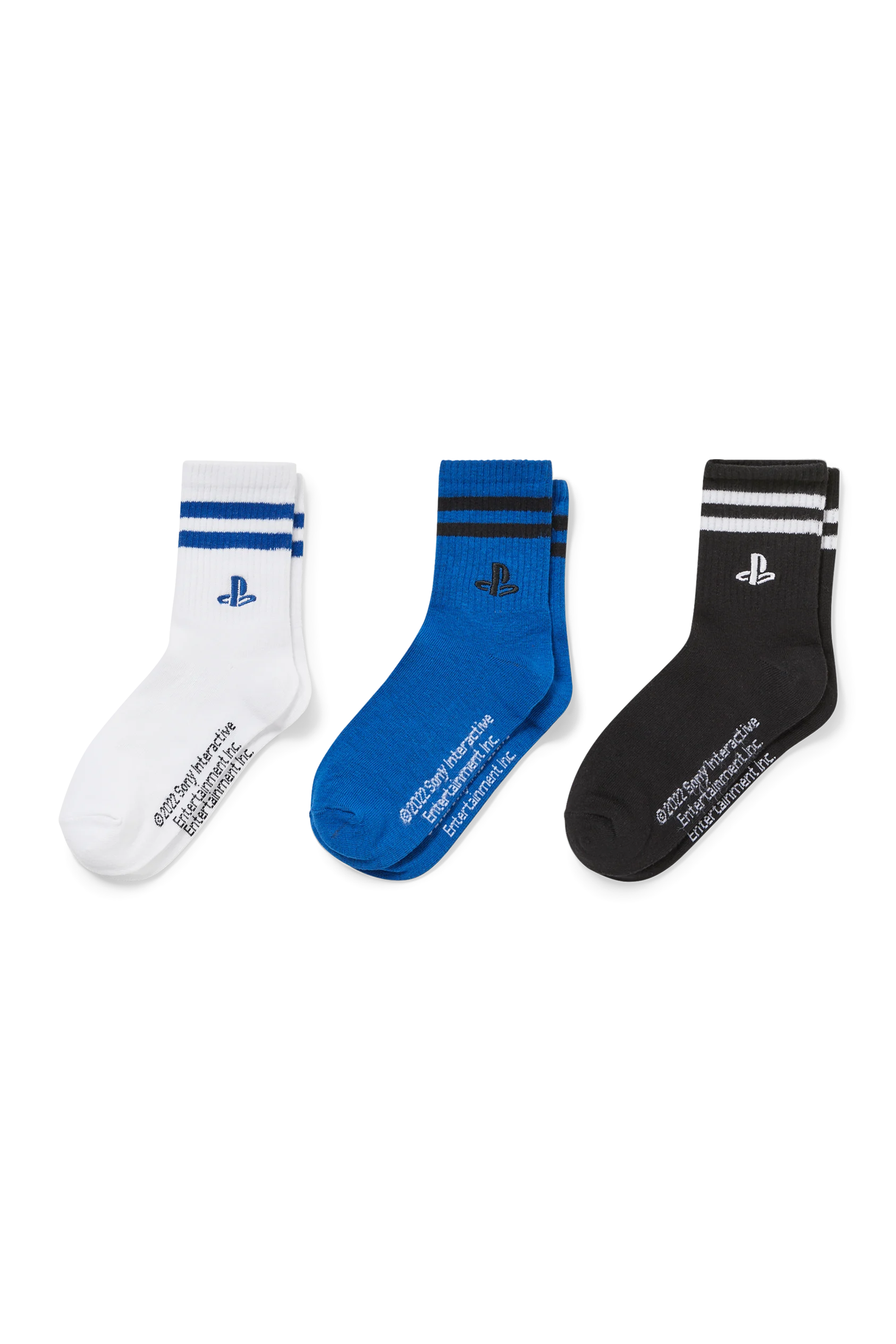 Multipack of 3 - PlayStation - socks with motif