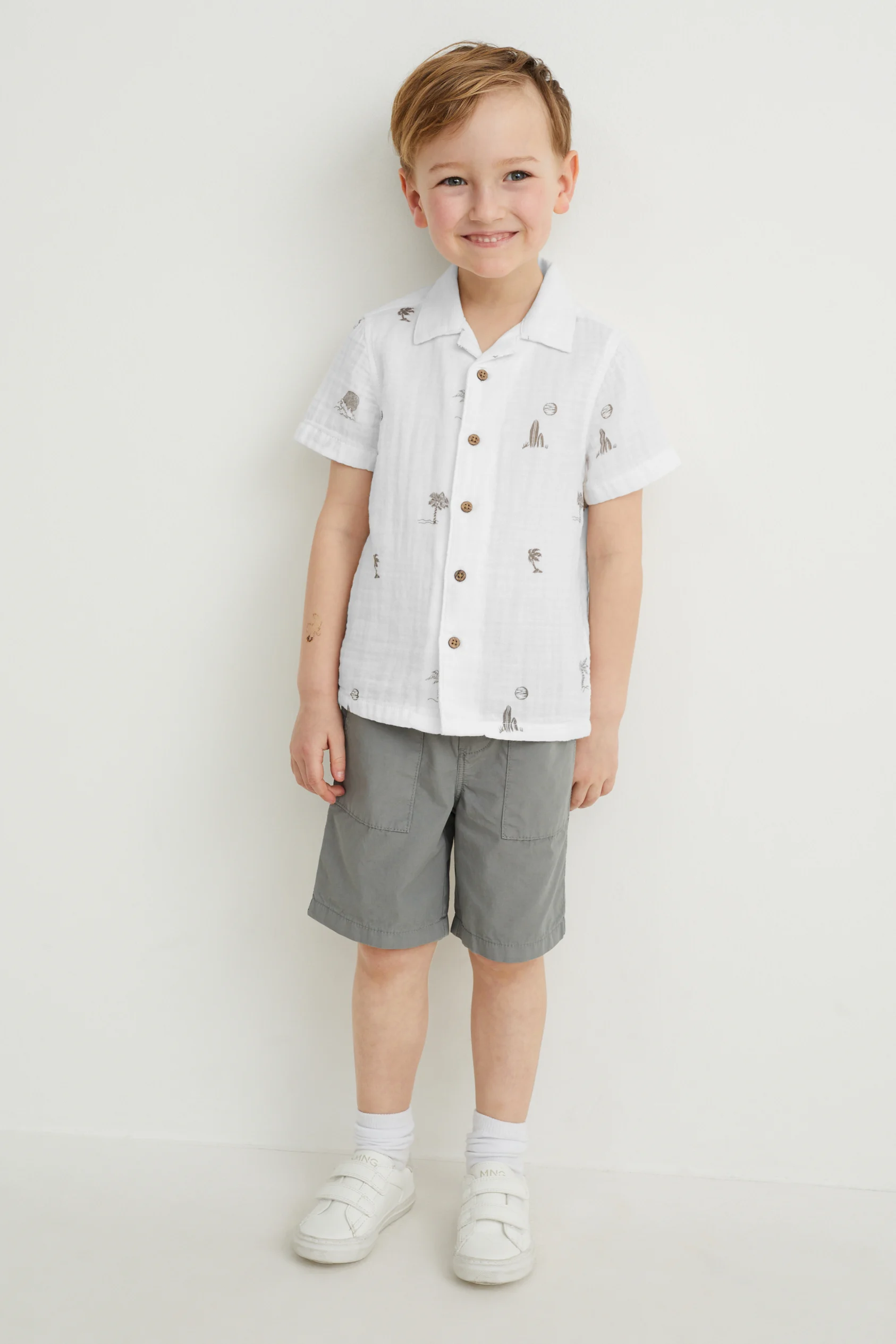 Set - shirt and bermuda shorts - 2 piece