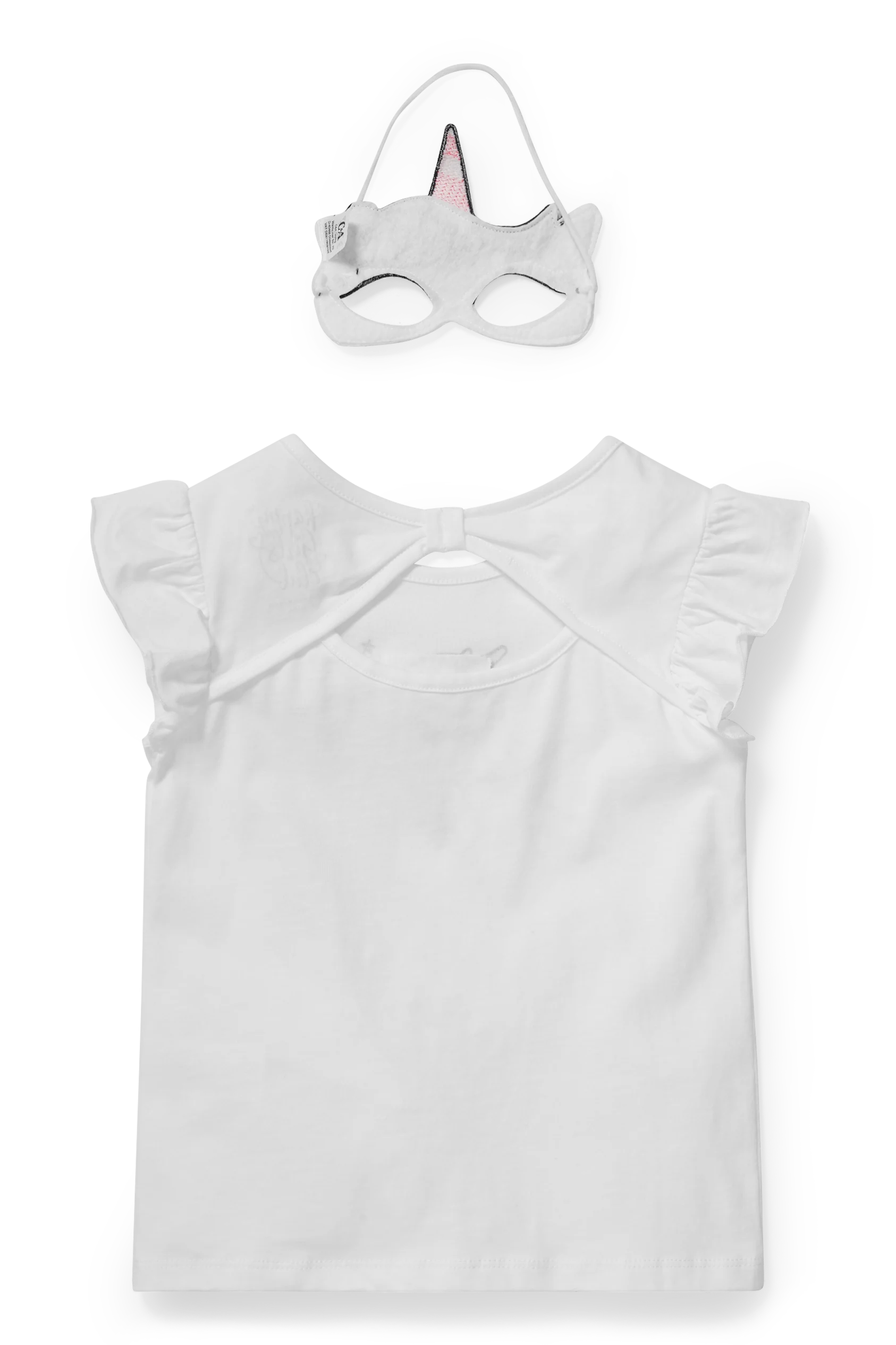 Unicorn - Set - short sleeve T-shirt and mask - 2 piece