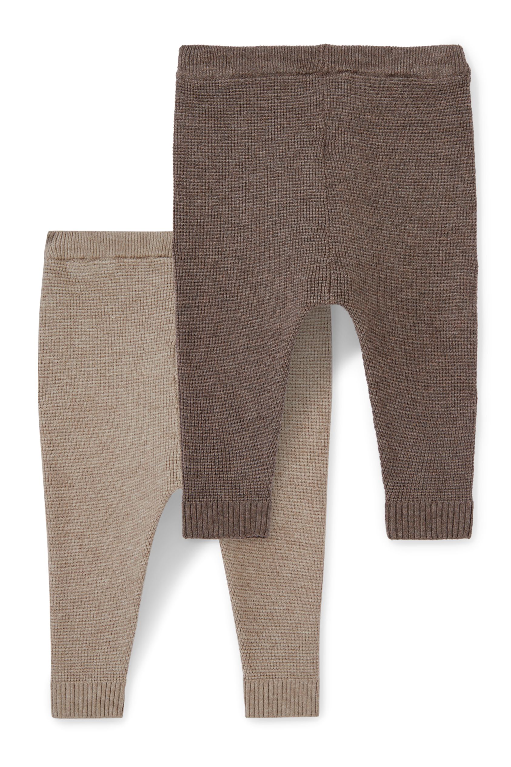 Multipack of 2 - knitted baby joggers