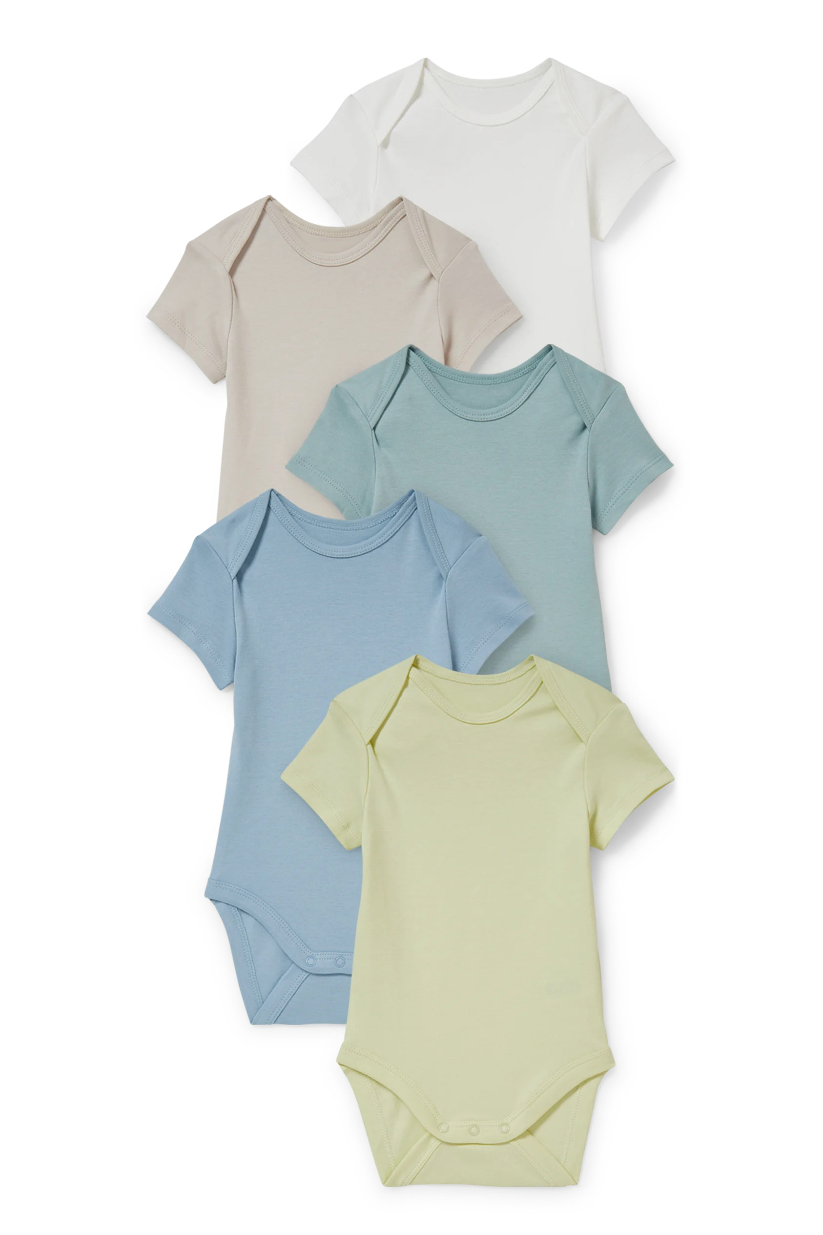 Multipack of 5 - baby bodysuit