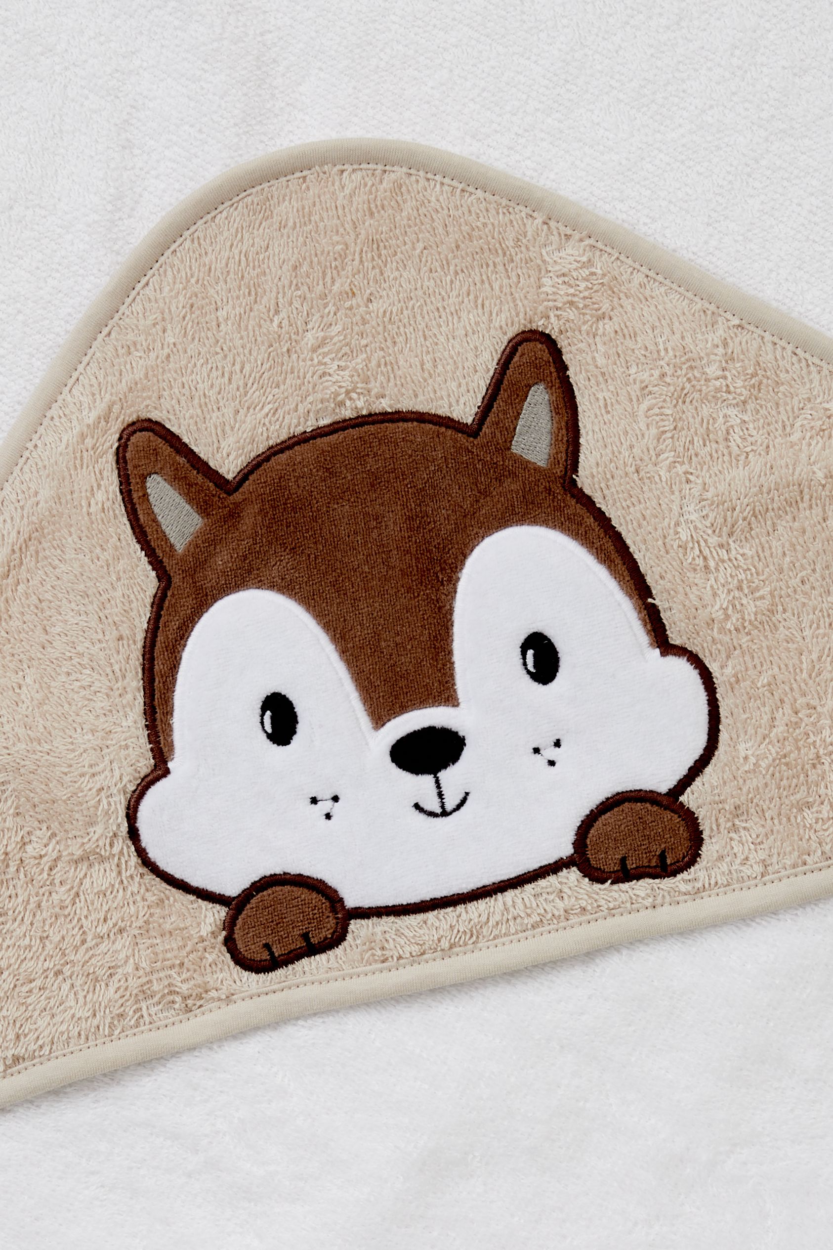 Baby bath towel with hood