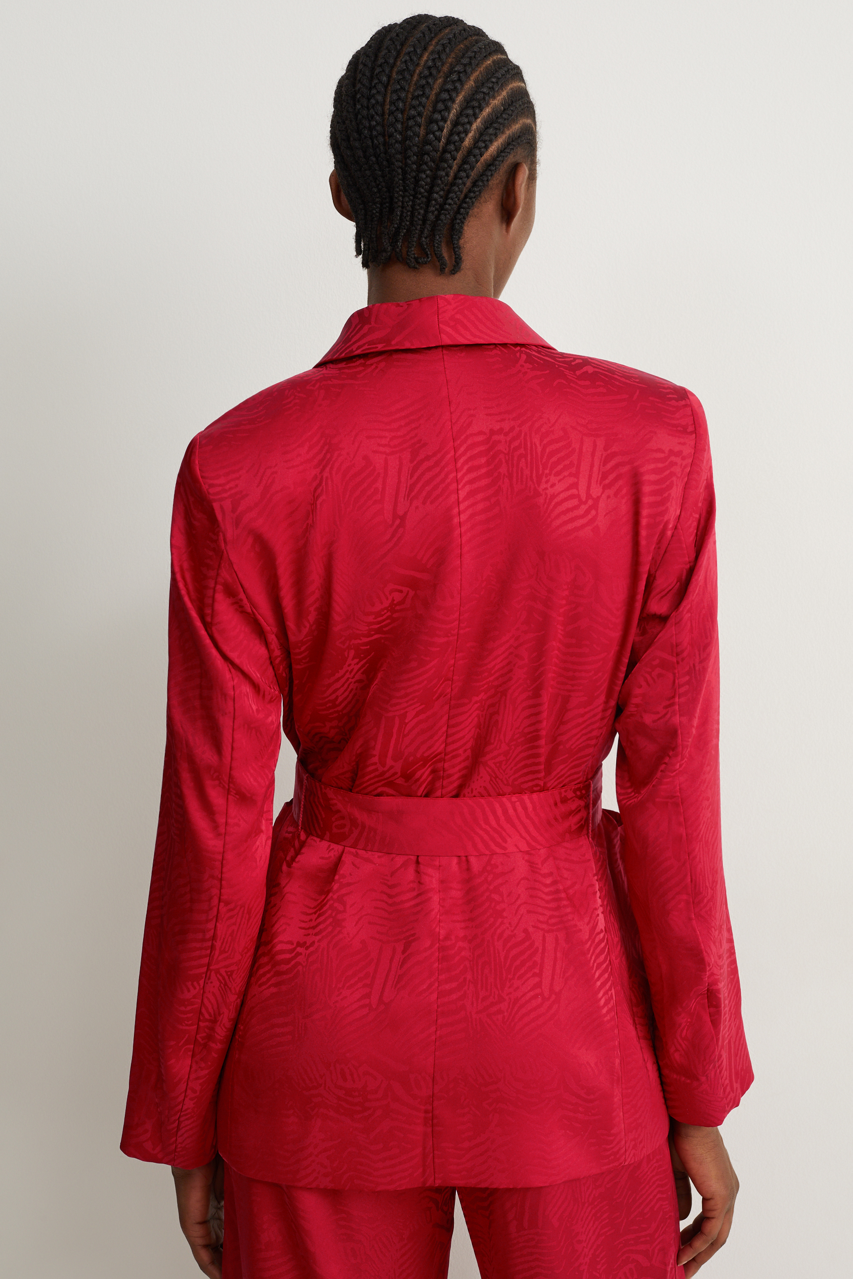 Blazer - relaxed fit - patterned