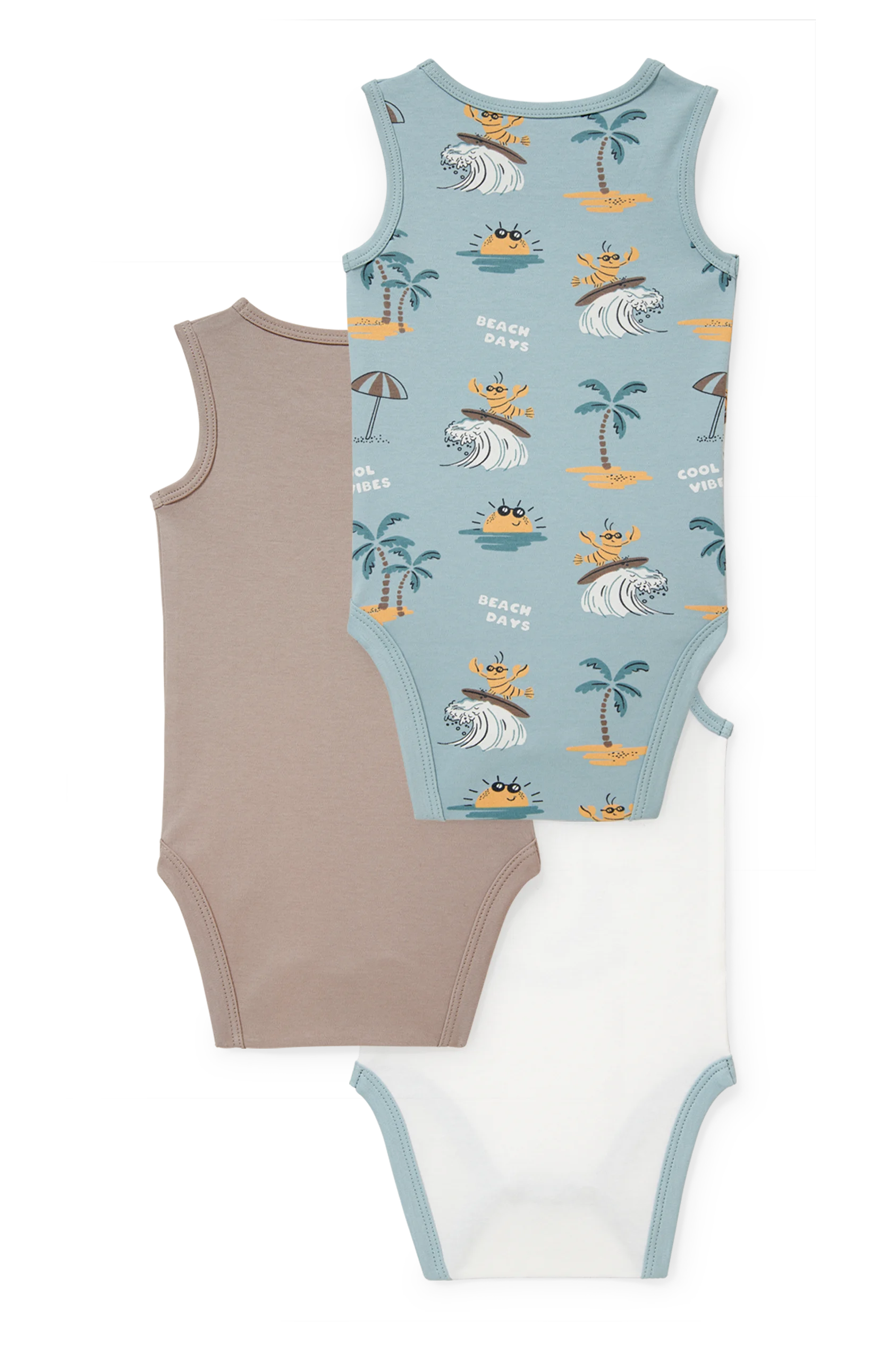 Multipack of 3 - baby bodysuit