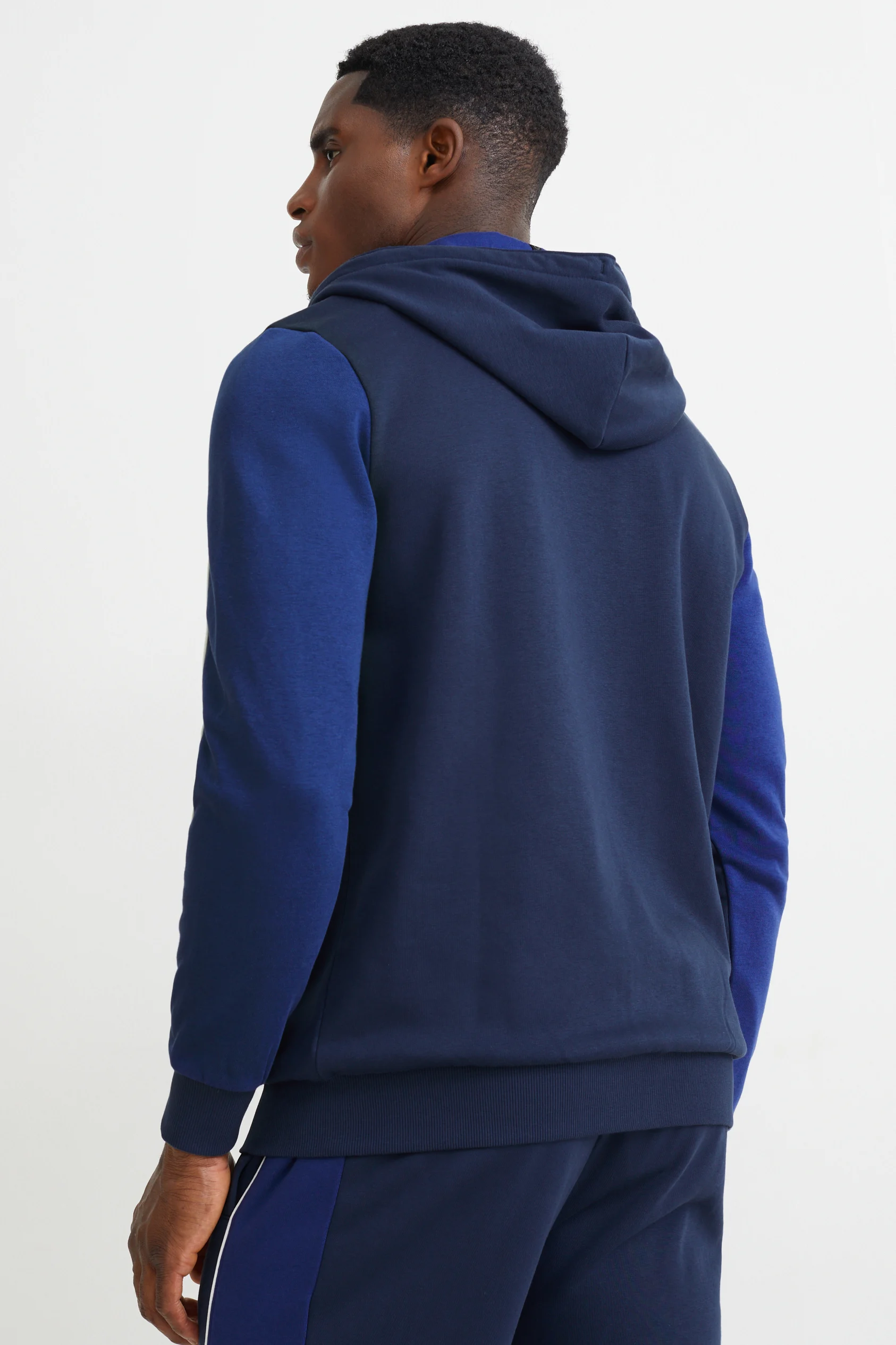 Zip-through sweatshirt with hood