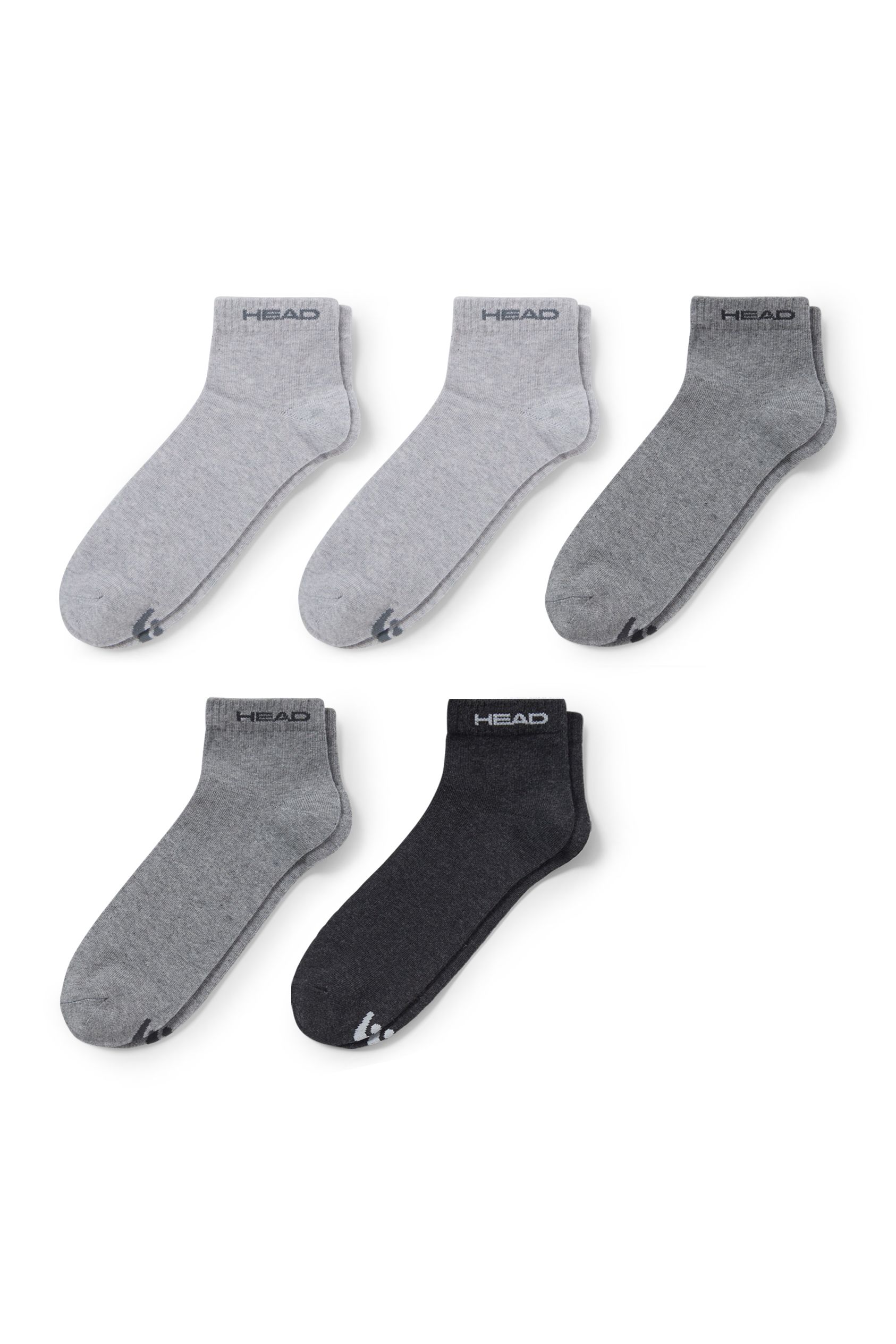HEAD - multipack of 5 - short socks