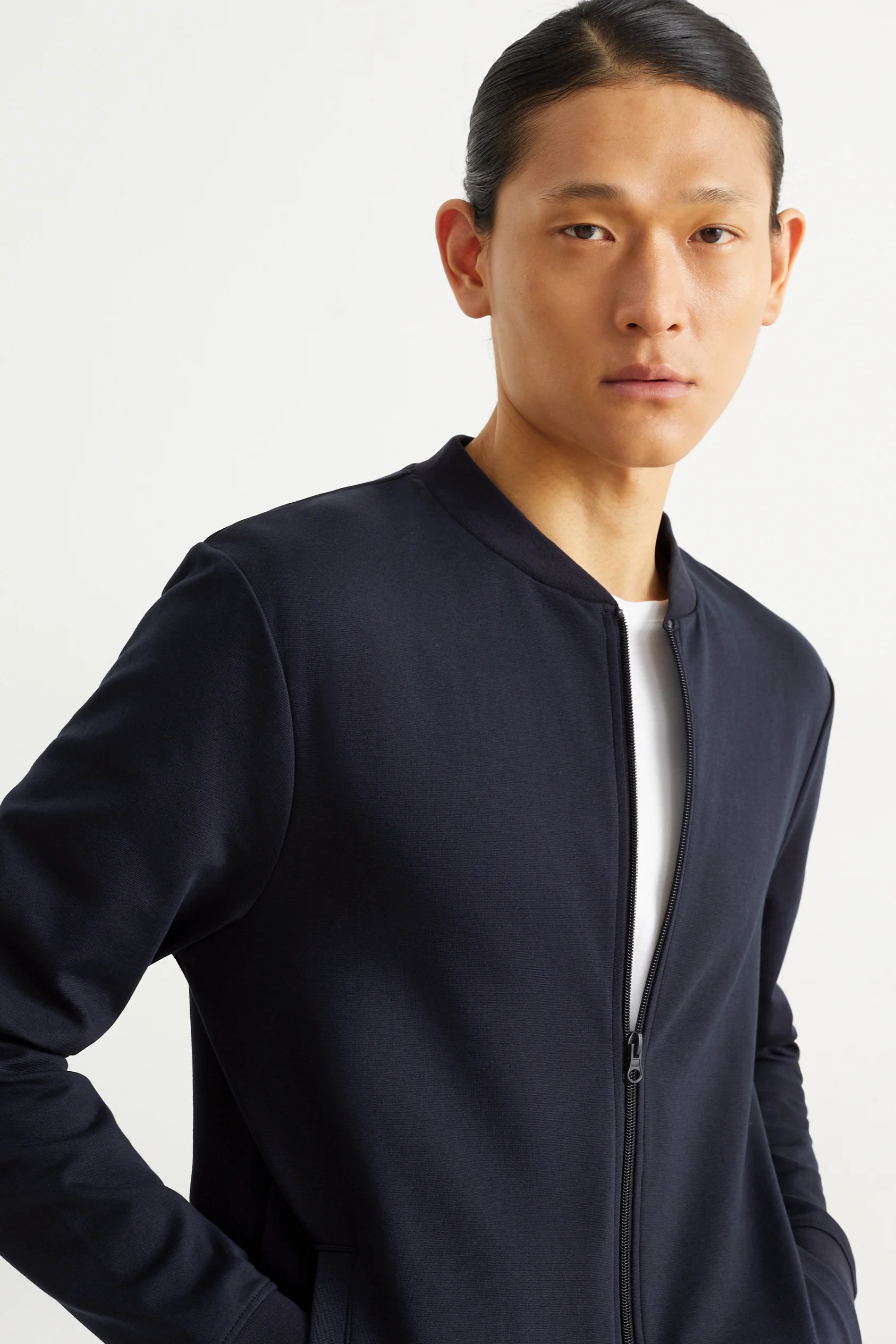 Zip-through sweatshirt