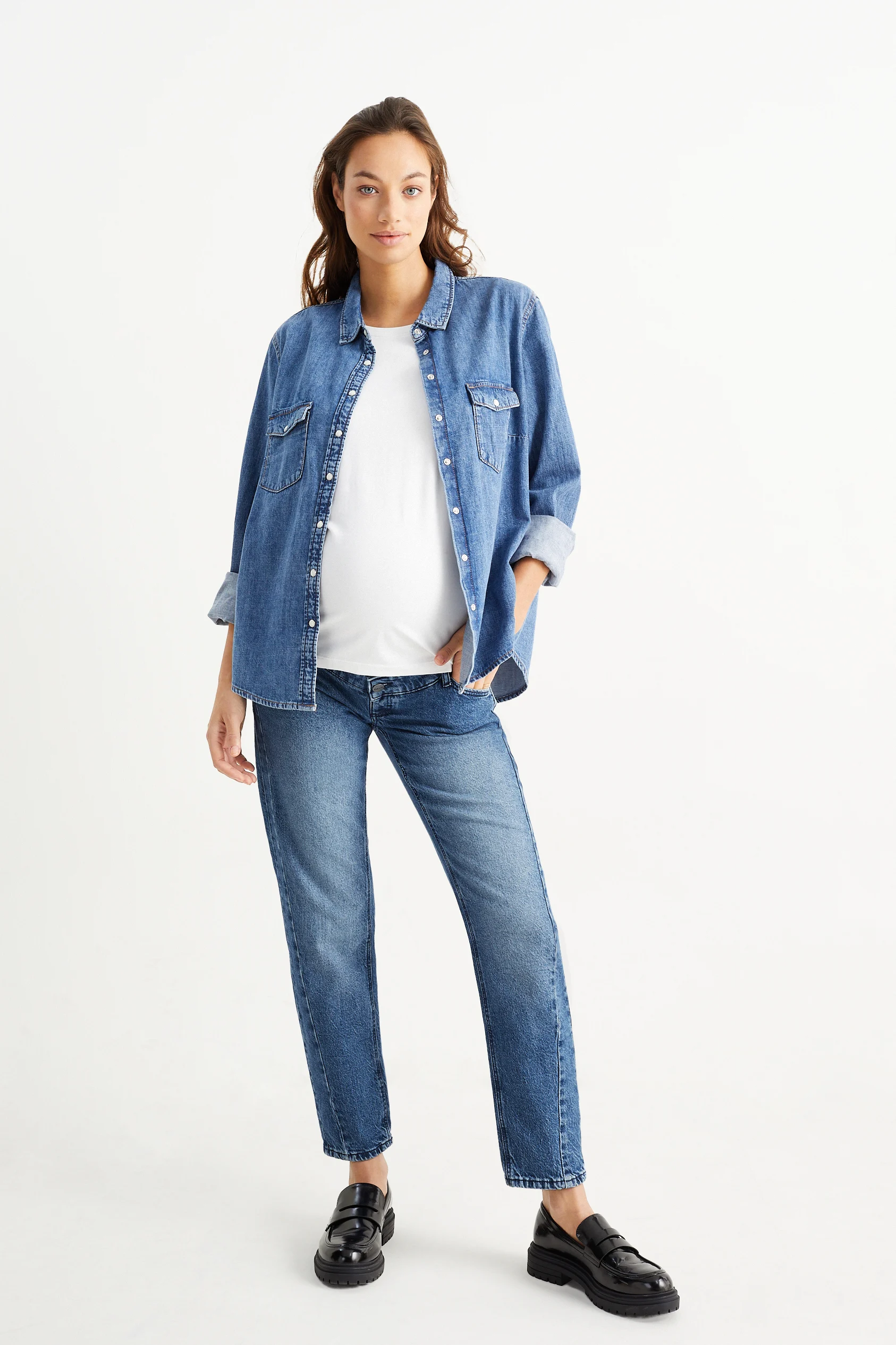 Maternity jeans - tapered fit - LYCRA?