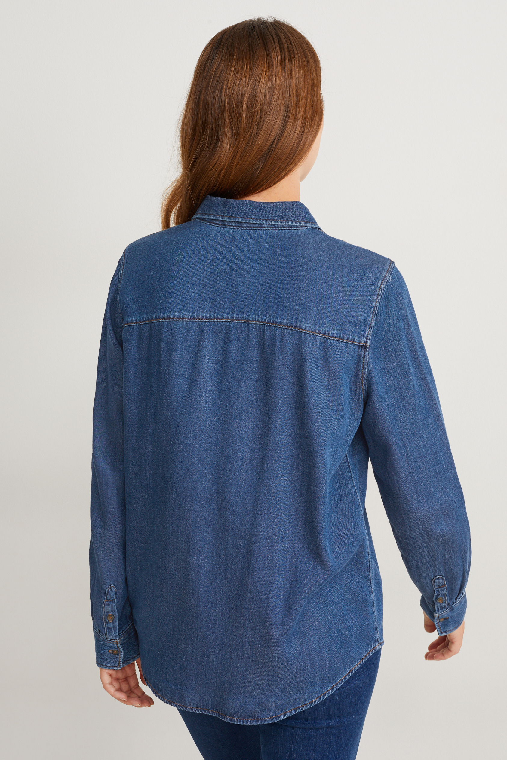 Denim blouse