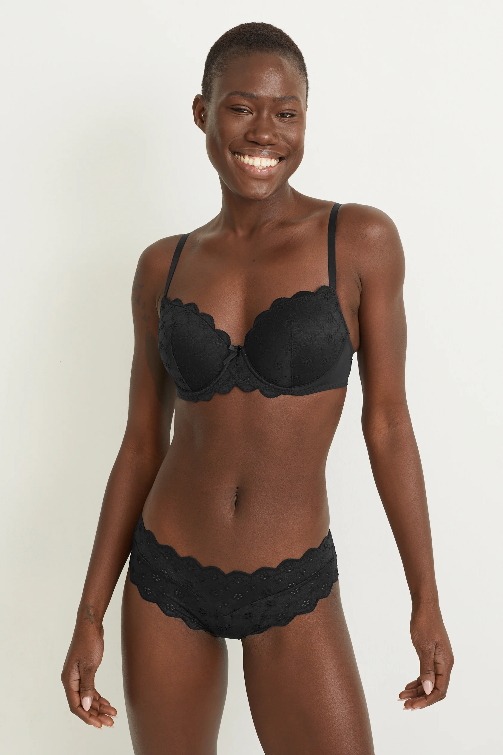 Underwire bra - FULL COVERAGE - padded - LYCRA?