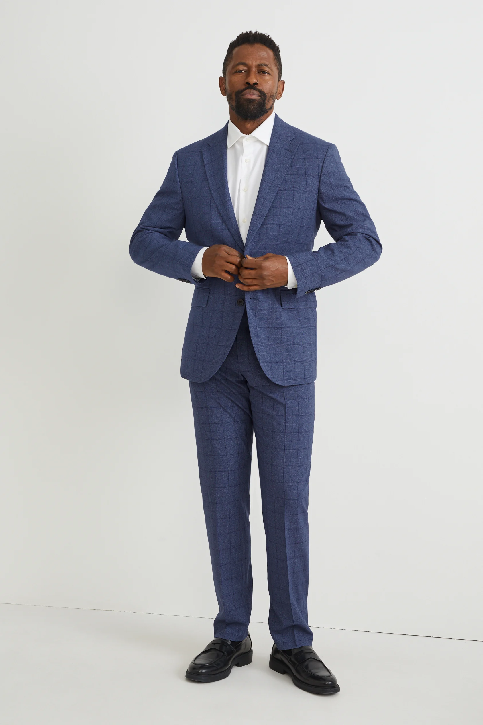 Mix-and-match suit trousers - regular fit - check