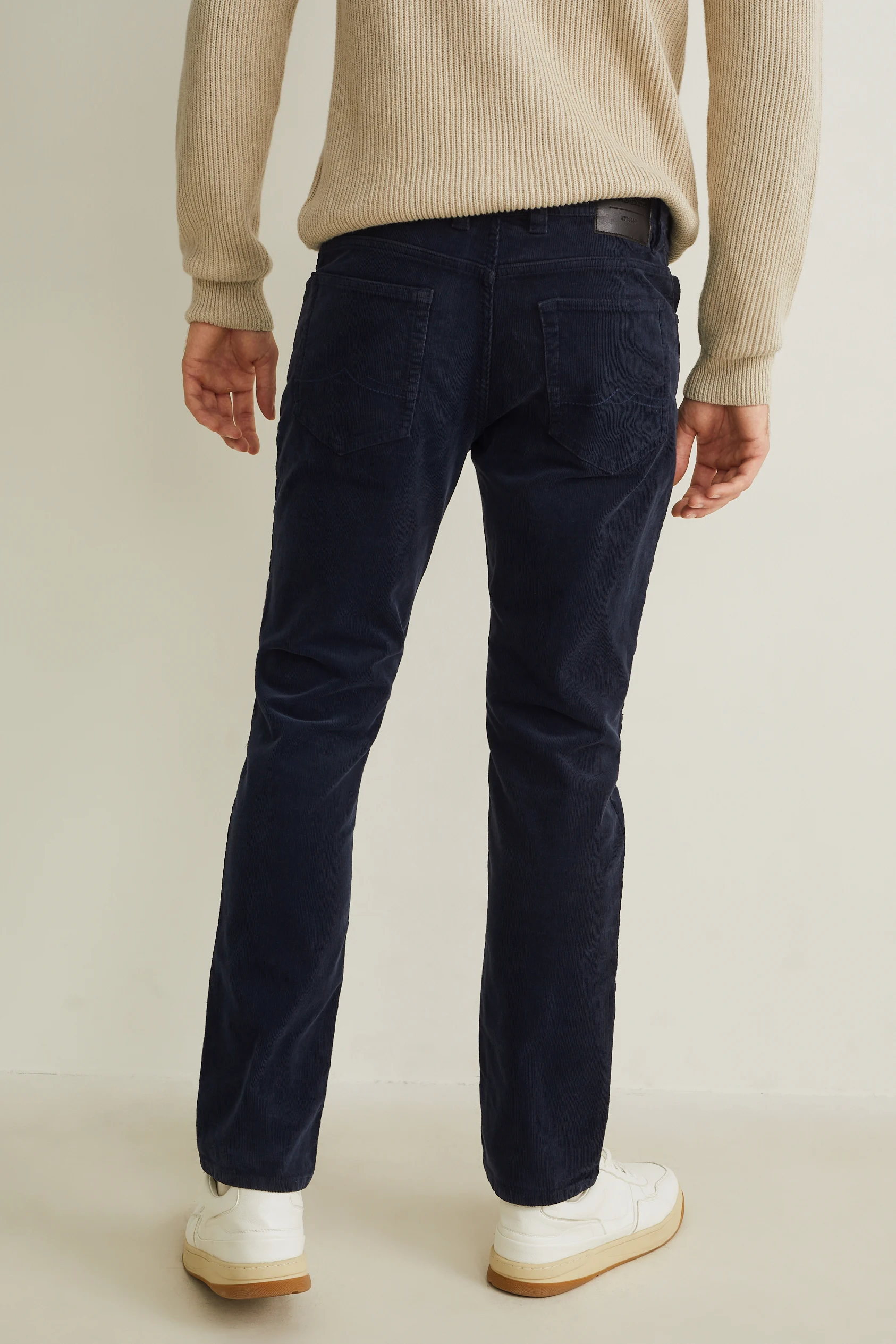 Corduroy trousers - regular fit - LYCRA?