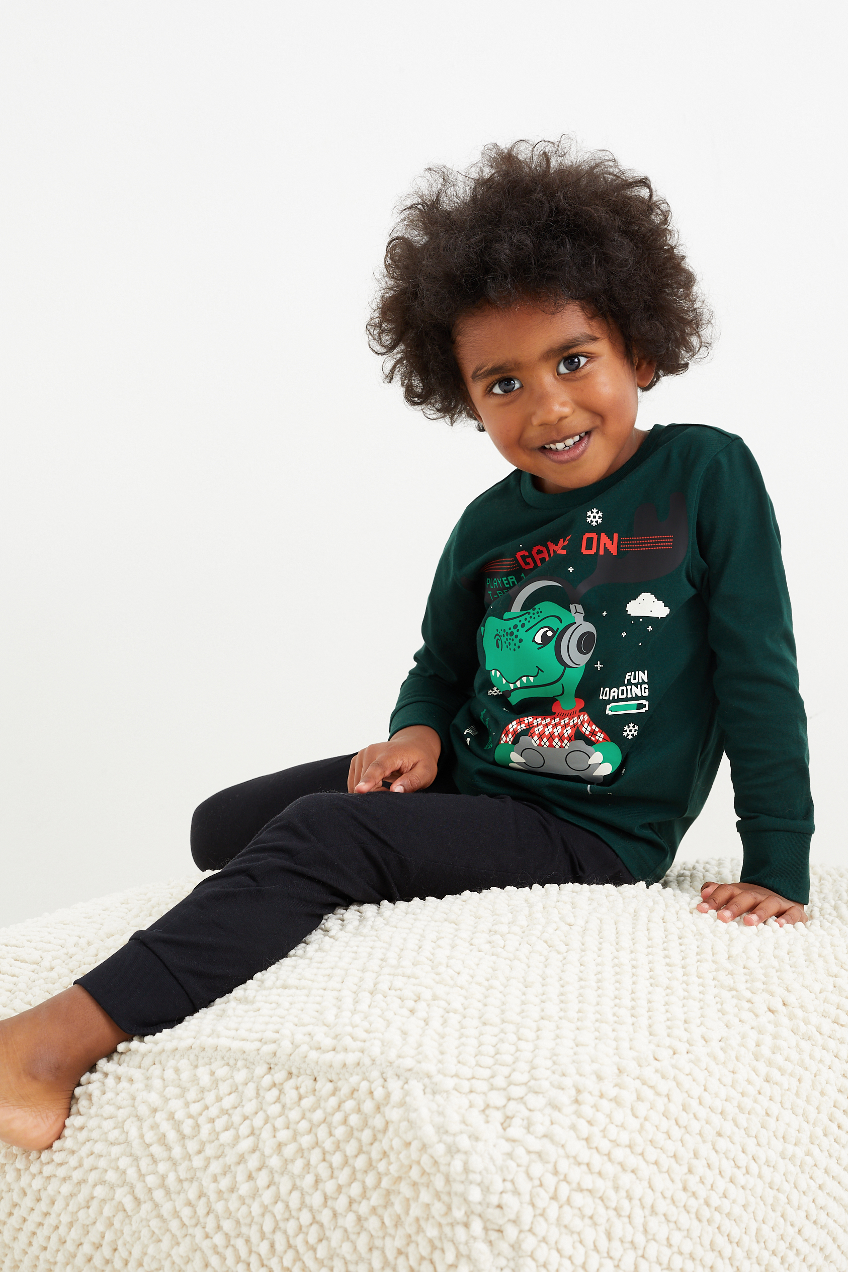 Dinosaur - Christmas pyjamas - 2 piece