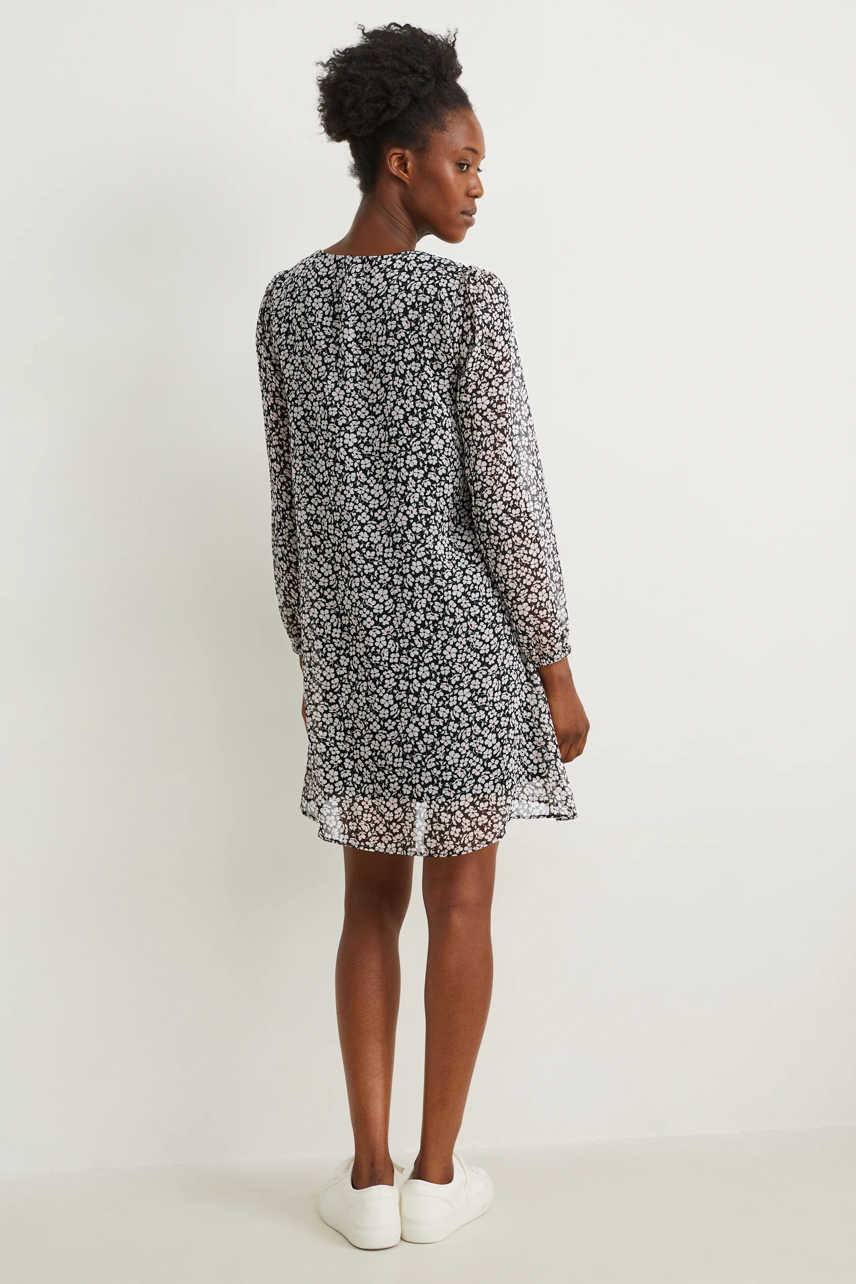 Chiffon dress - floral