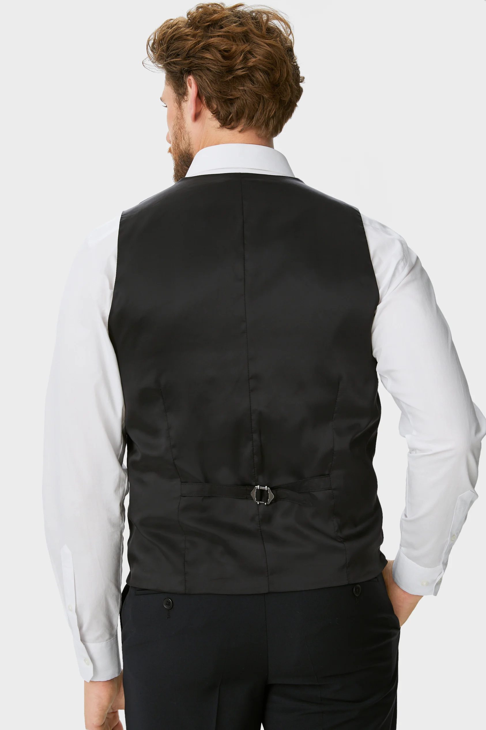 Mix-and-match suit waistcoat - regular fit - flex - wool blend