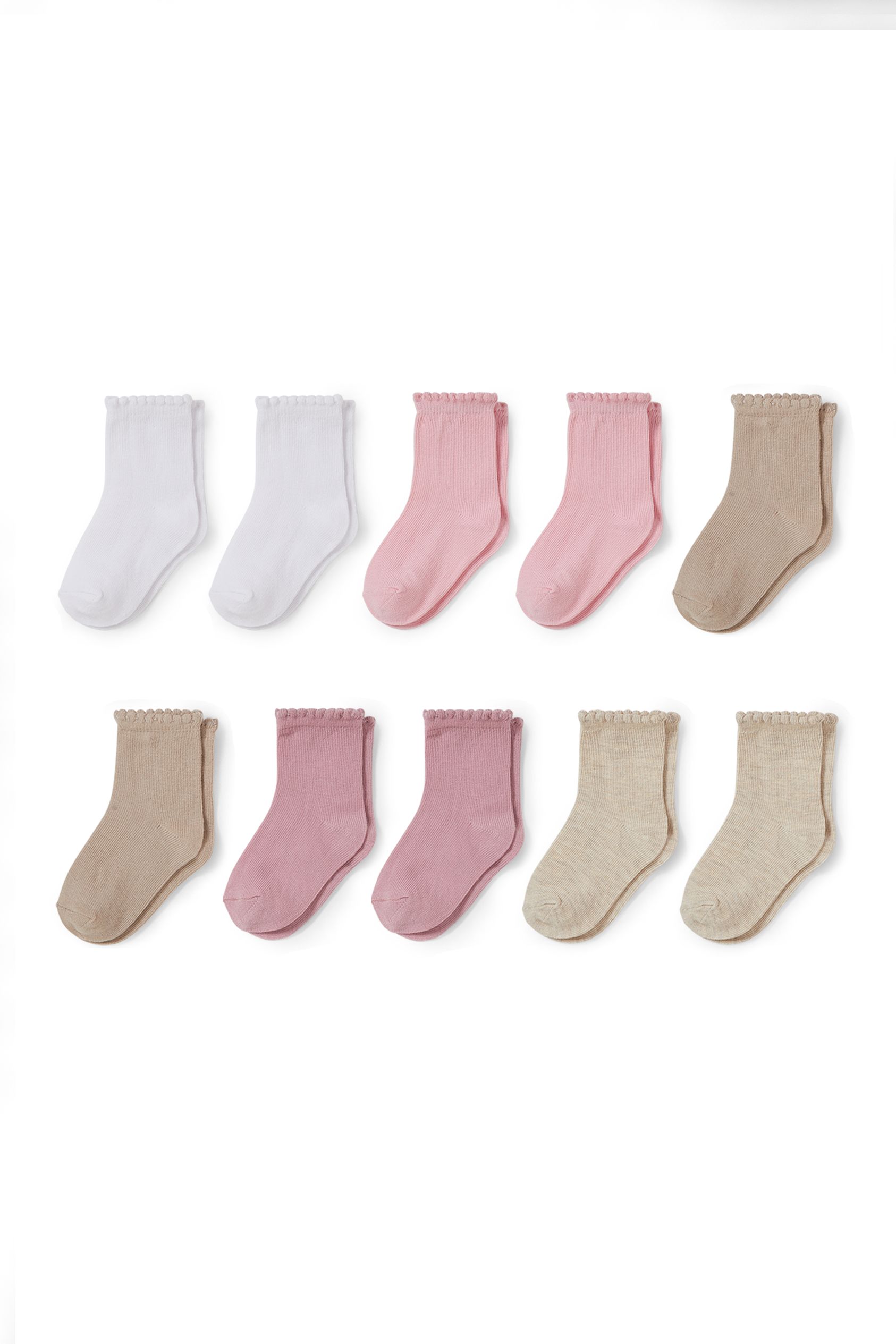 Multipack of 10 - baby socks