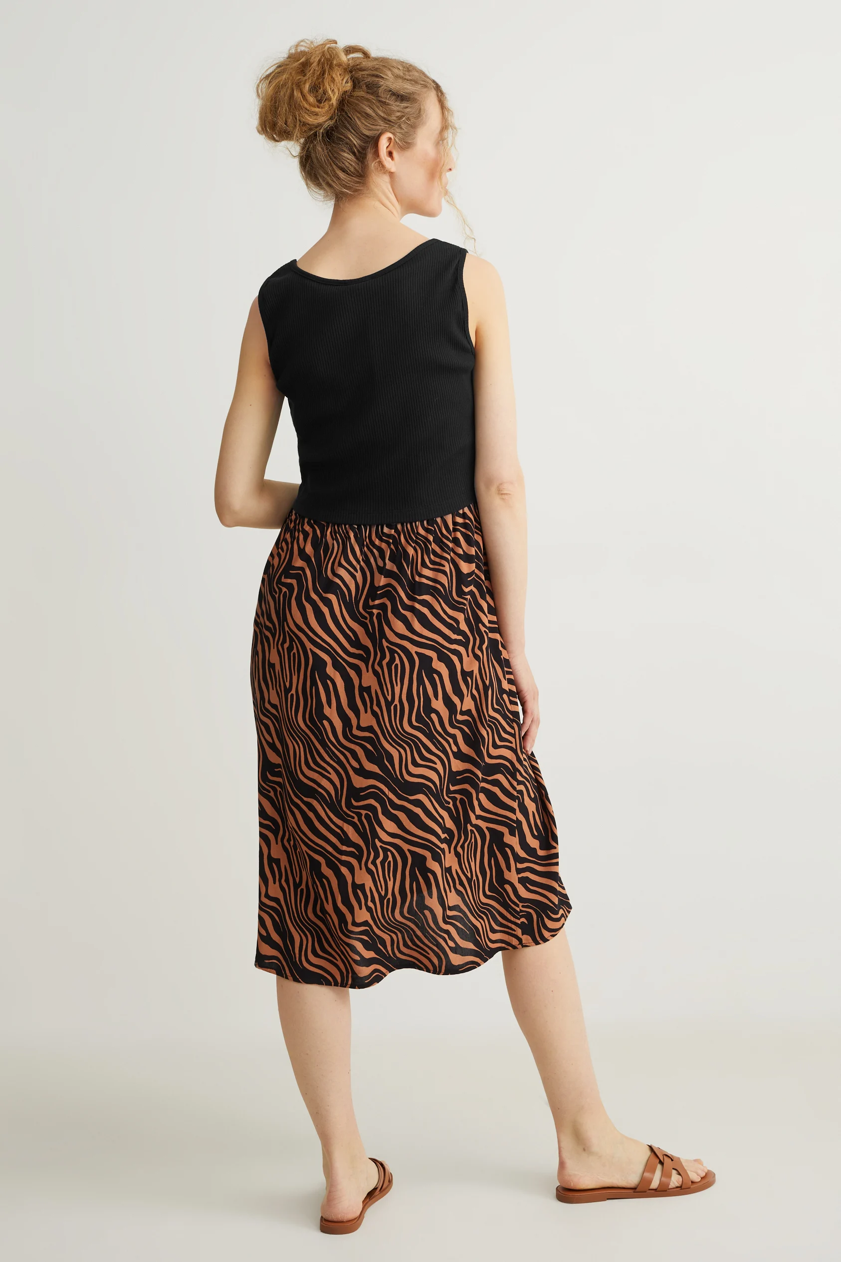 Nursing dress - 2-in-1 look