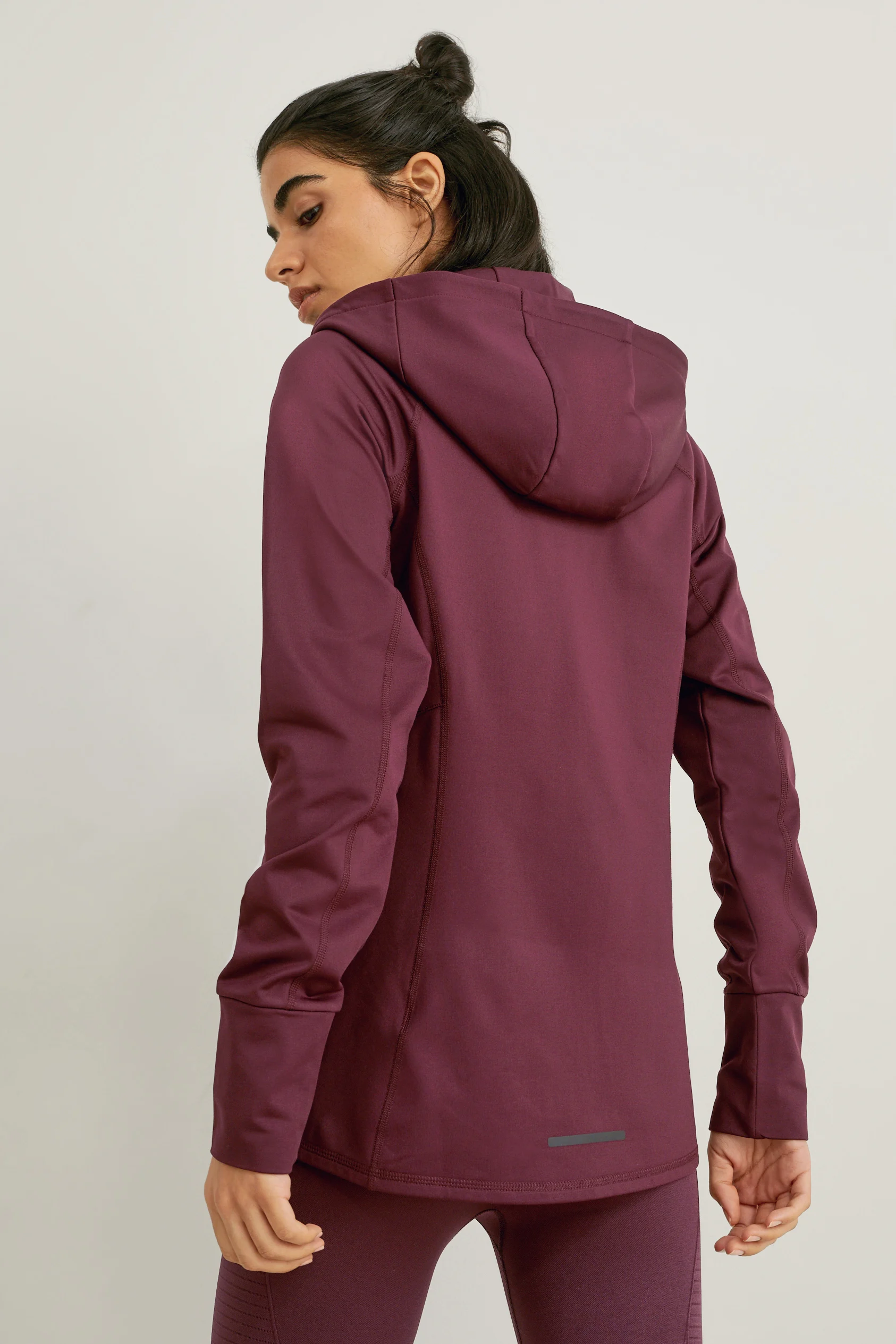 Technical jacket with hood - fitness - 4 Way Stretch