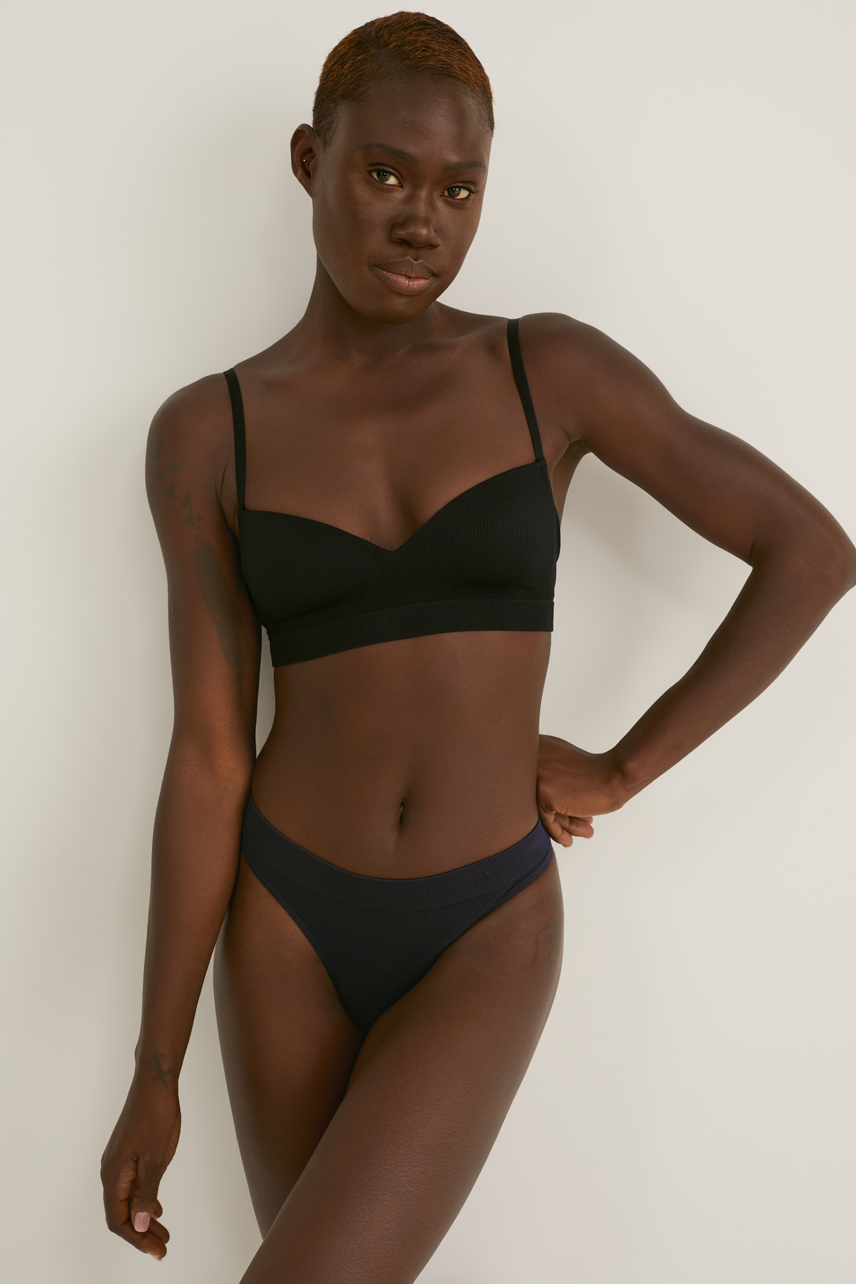 Multipack of 2 - thong - seamless