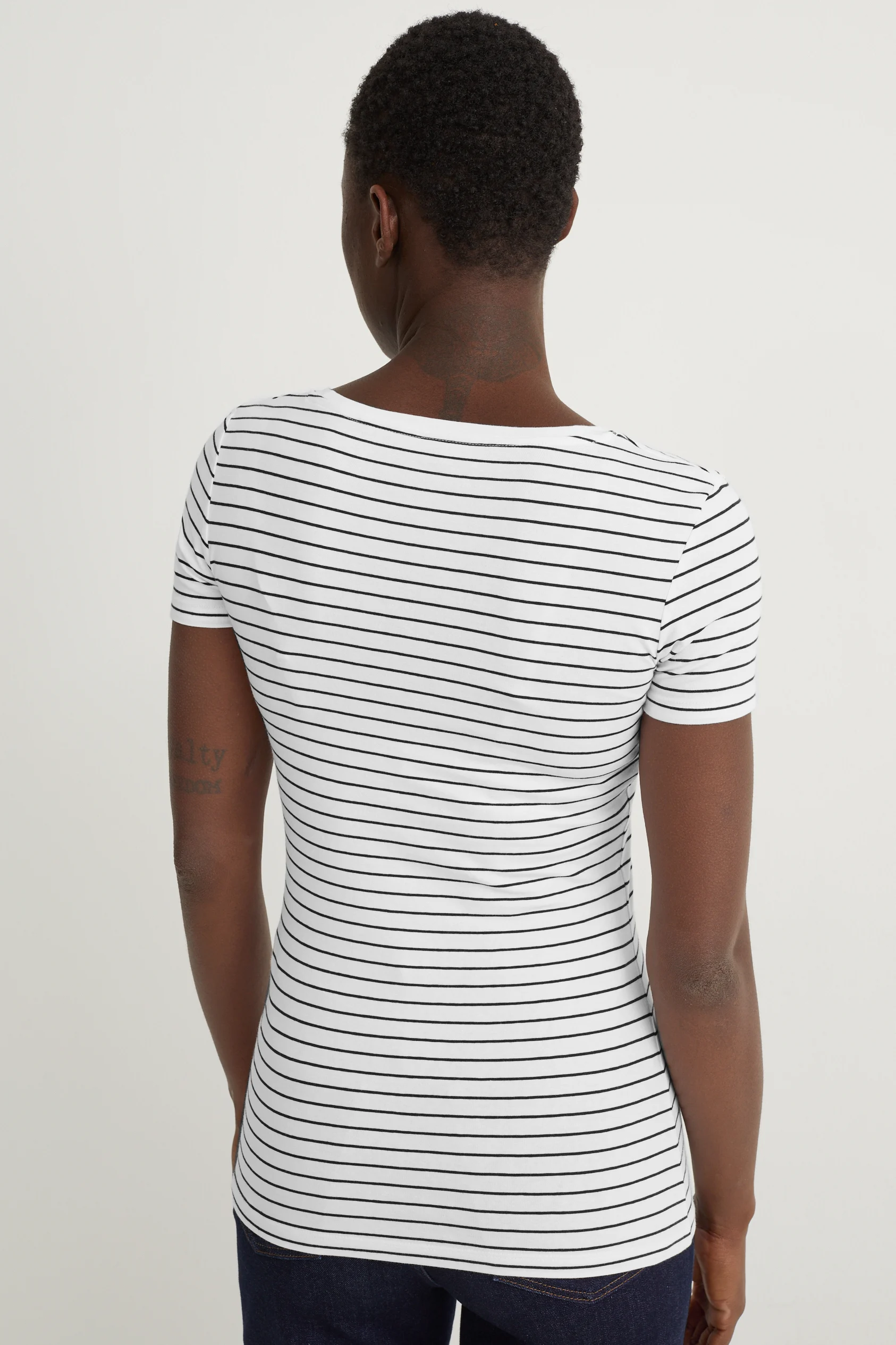 Basic T-shirt - striped