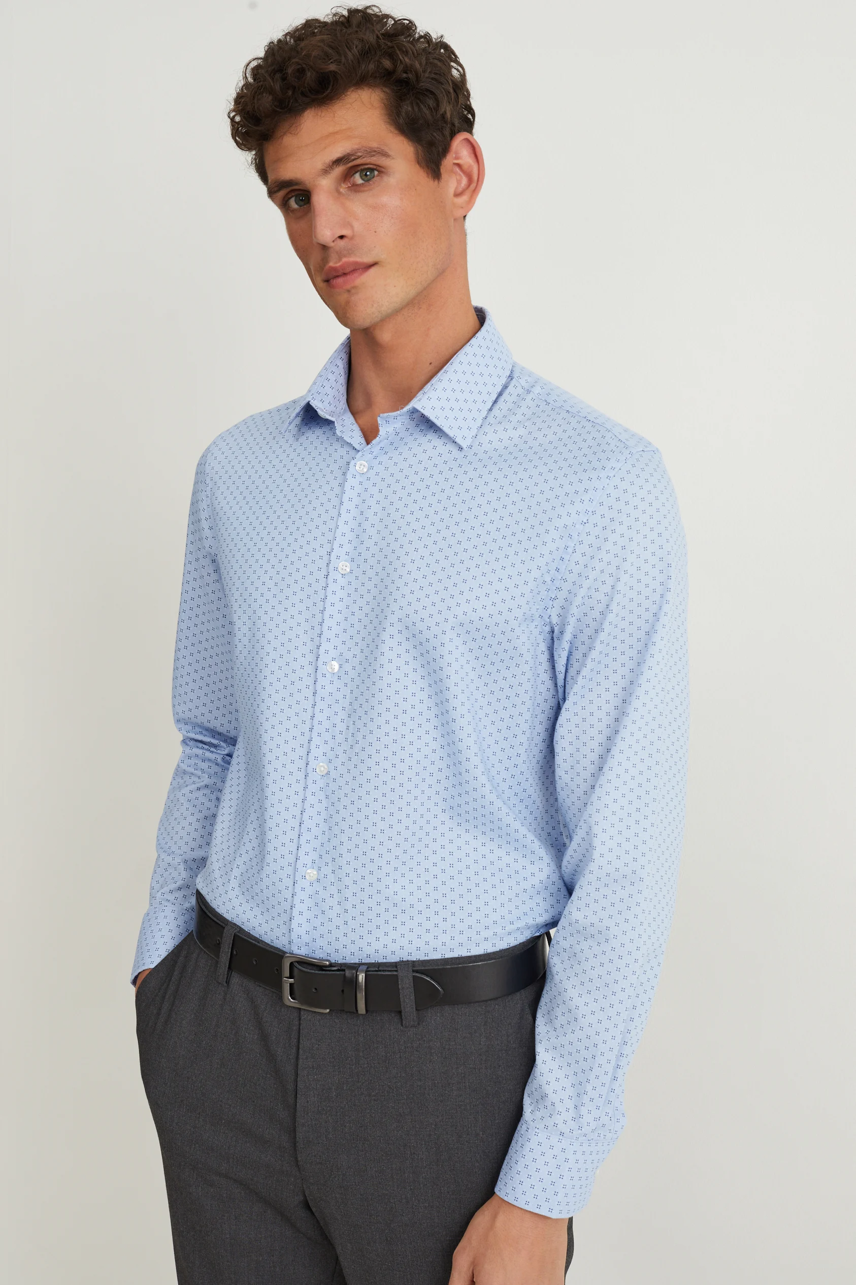 Business shirt - regular fit - Kent collar - easy-iron