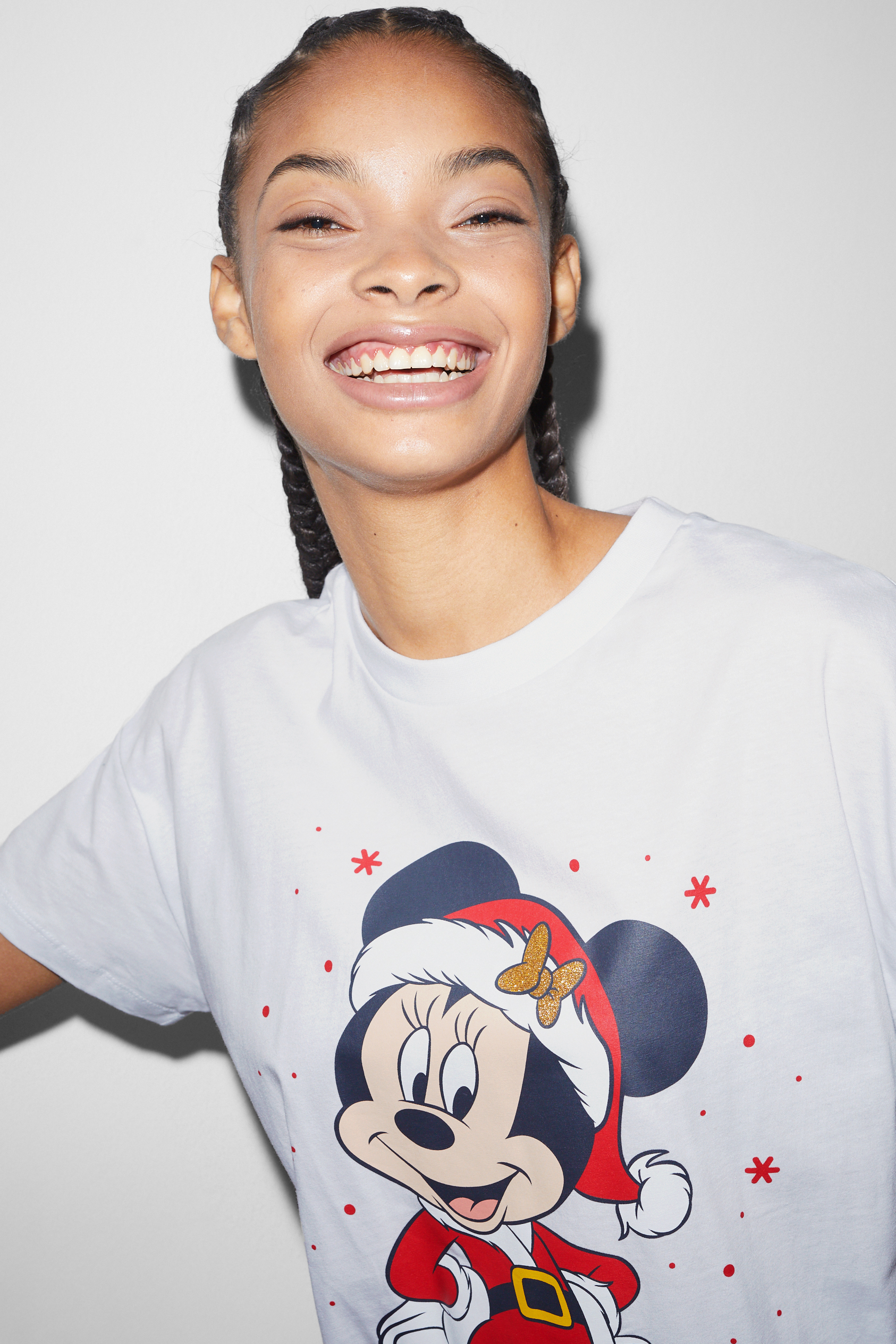 CLOCKHOUSE - Christmas pyjama top - Minnie Mouse