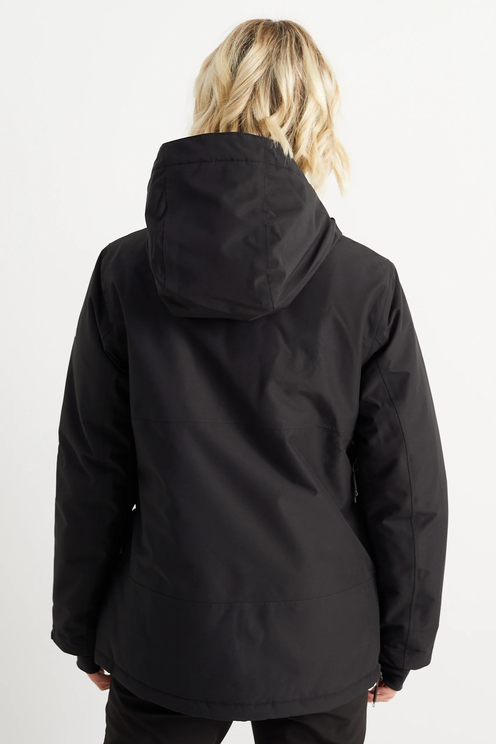 Ski jacket with hood