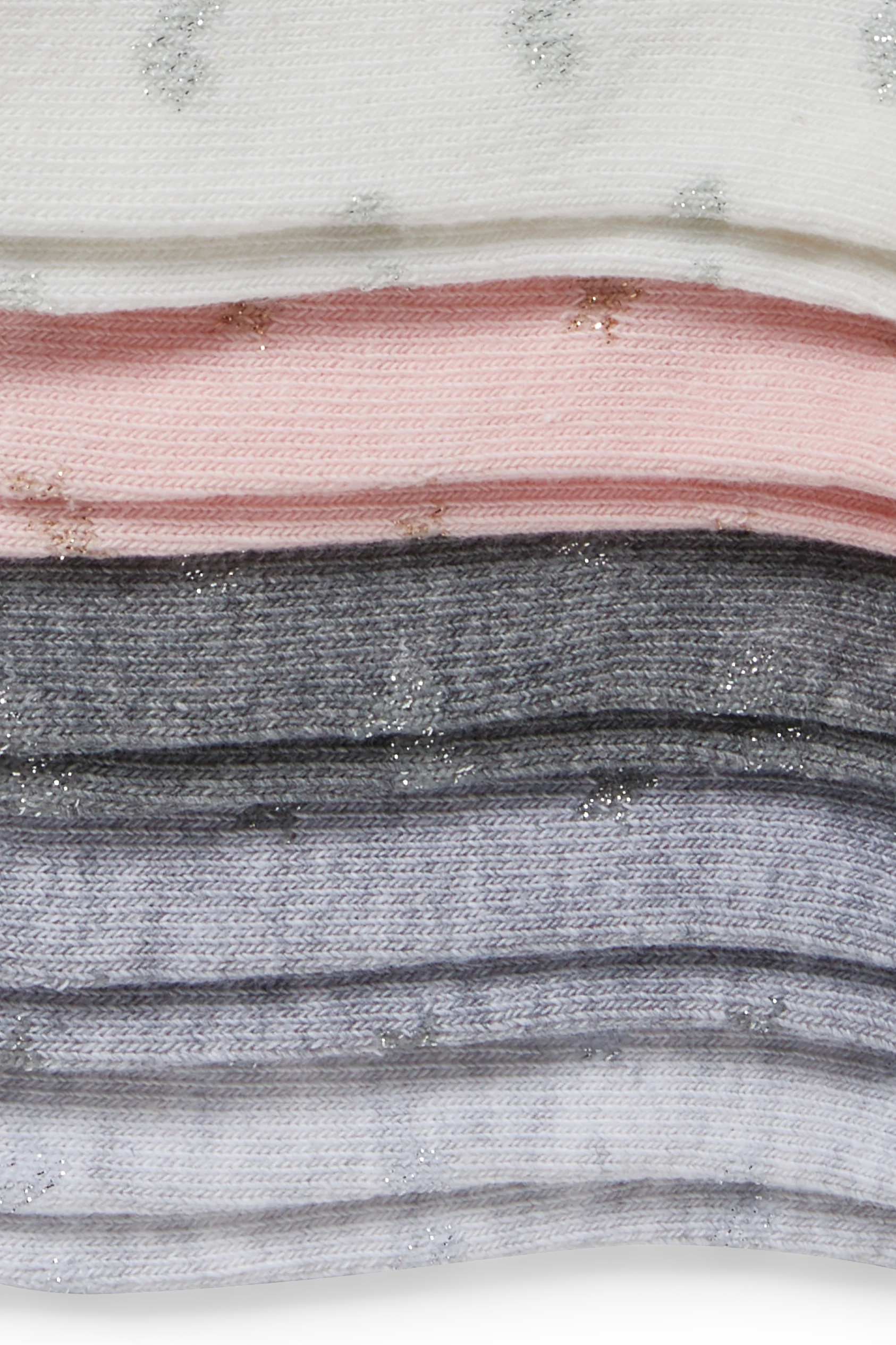 Multipack of 5 - hearts and stars - trainer socks with motif