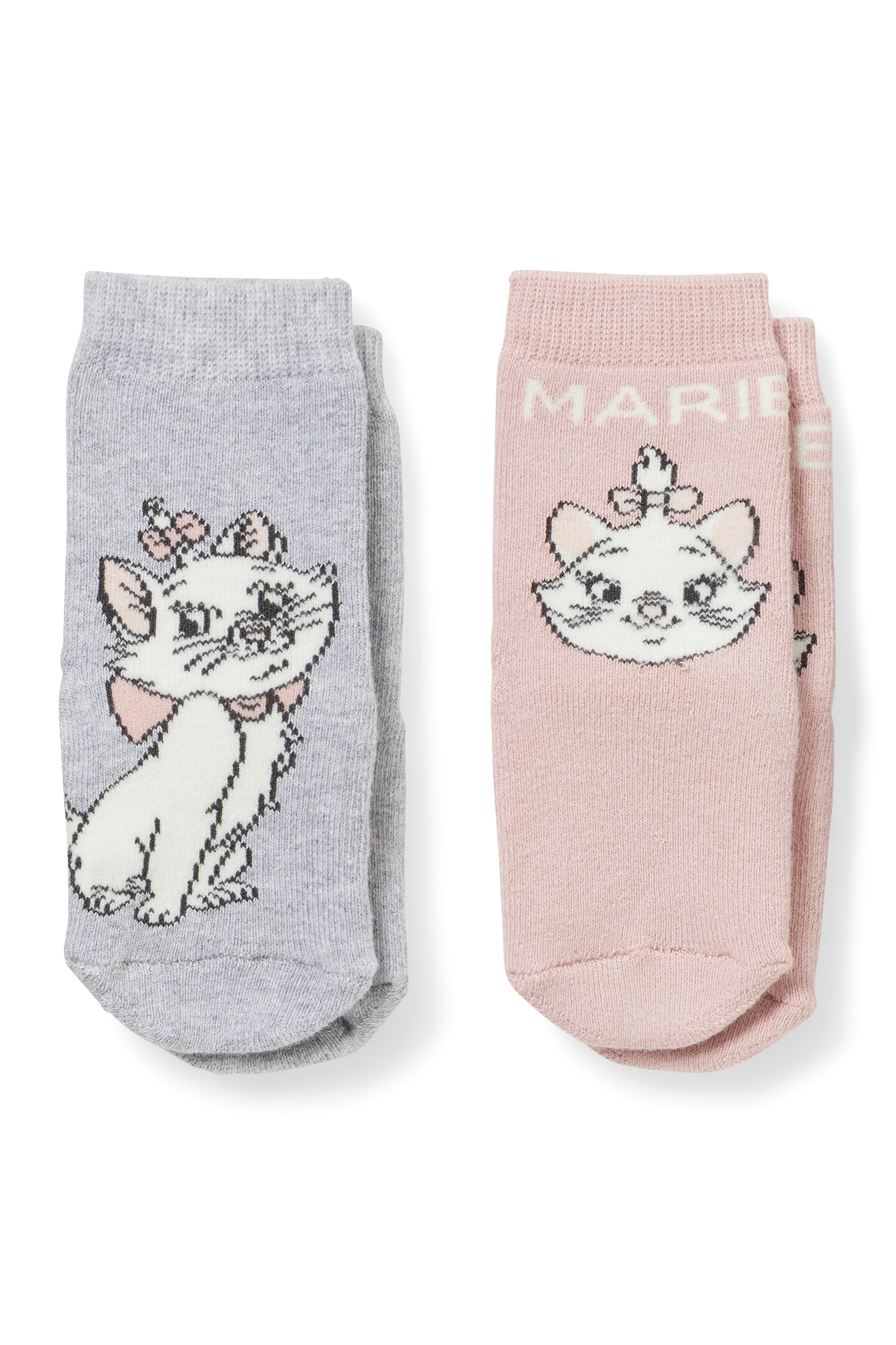 Multipack of 2 - Aristocats - newborn non-slip socks