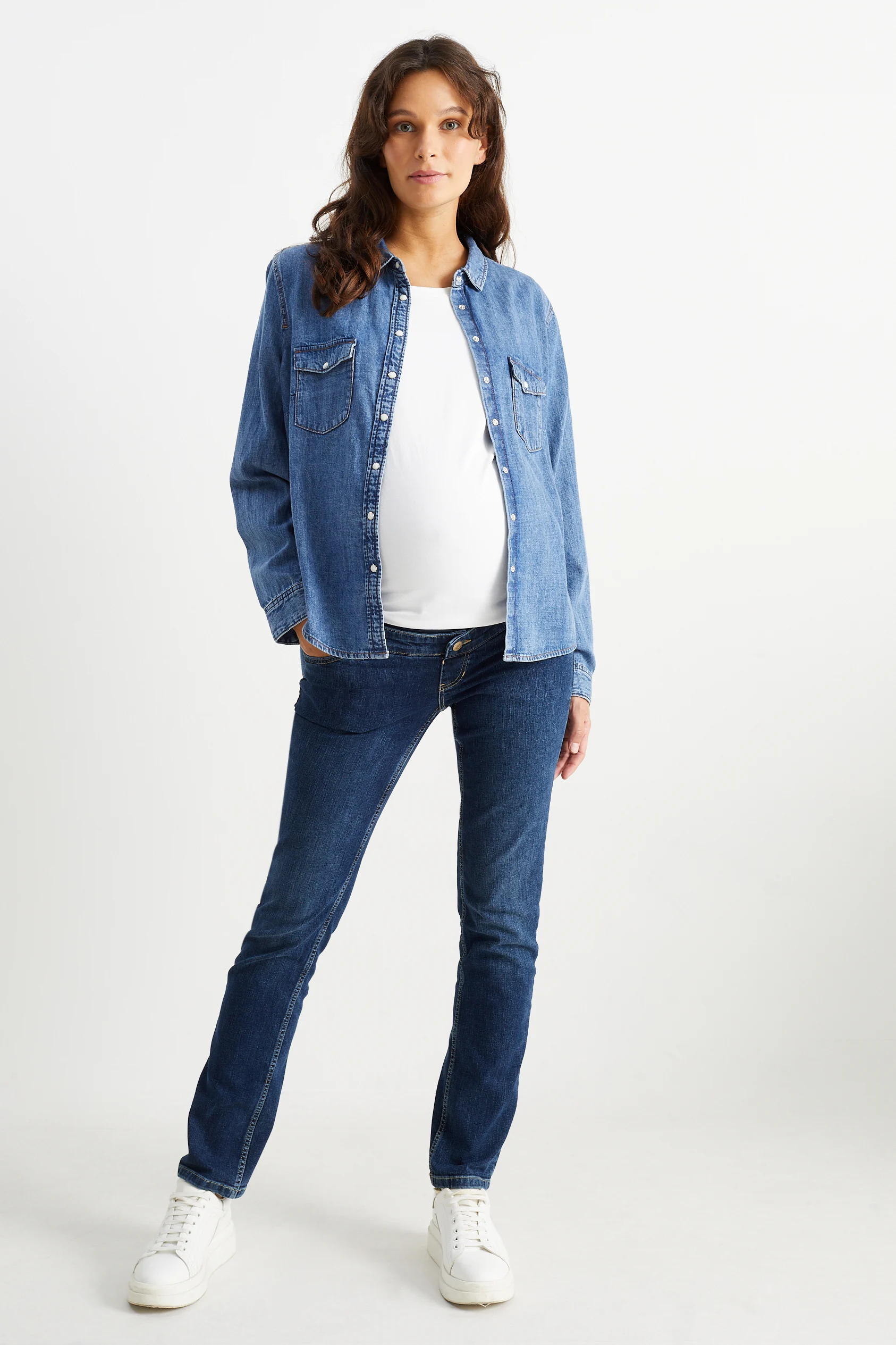 Maternity jeans - straight jeans - LYCRA?