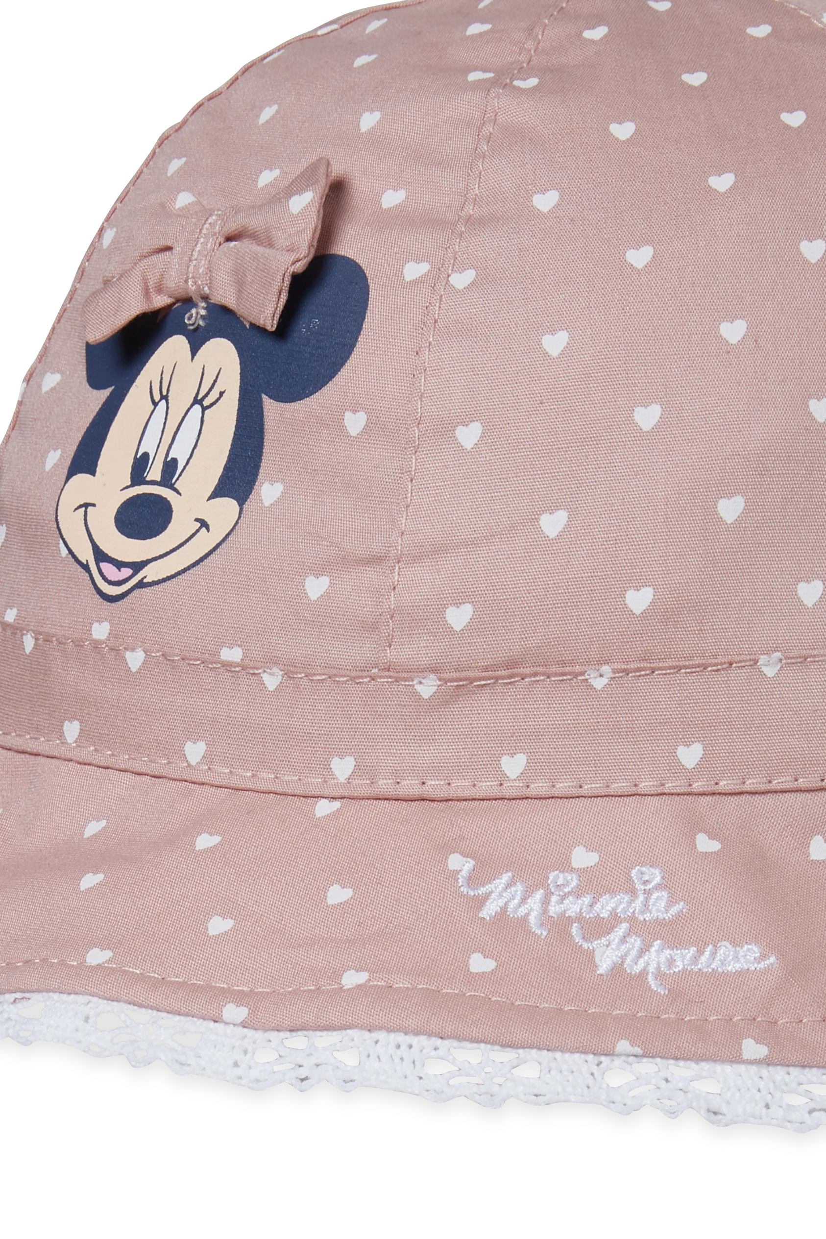 Minnie Mouse - baby hat - patterned