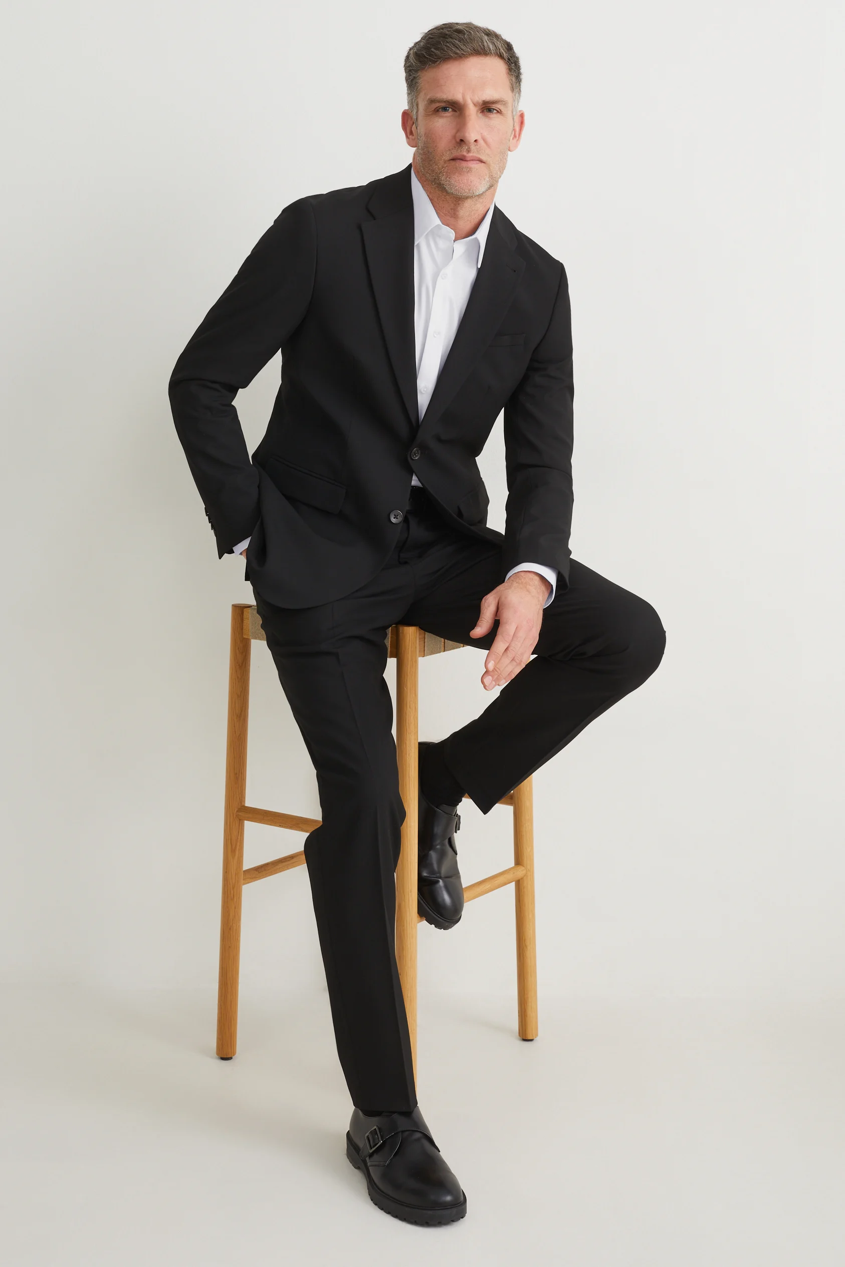 Business shirt - regular fit - kent collar - easy-iron