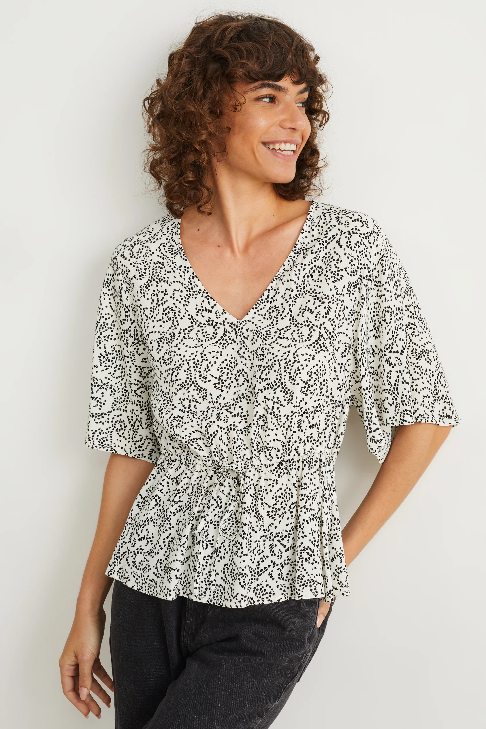 Blouse - patterned