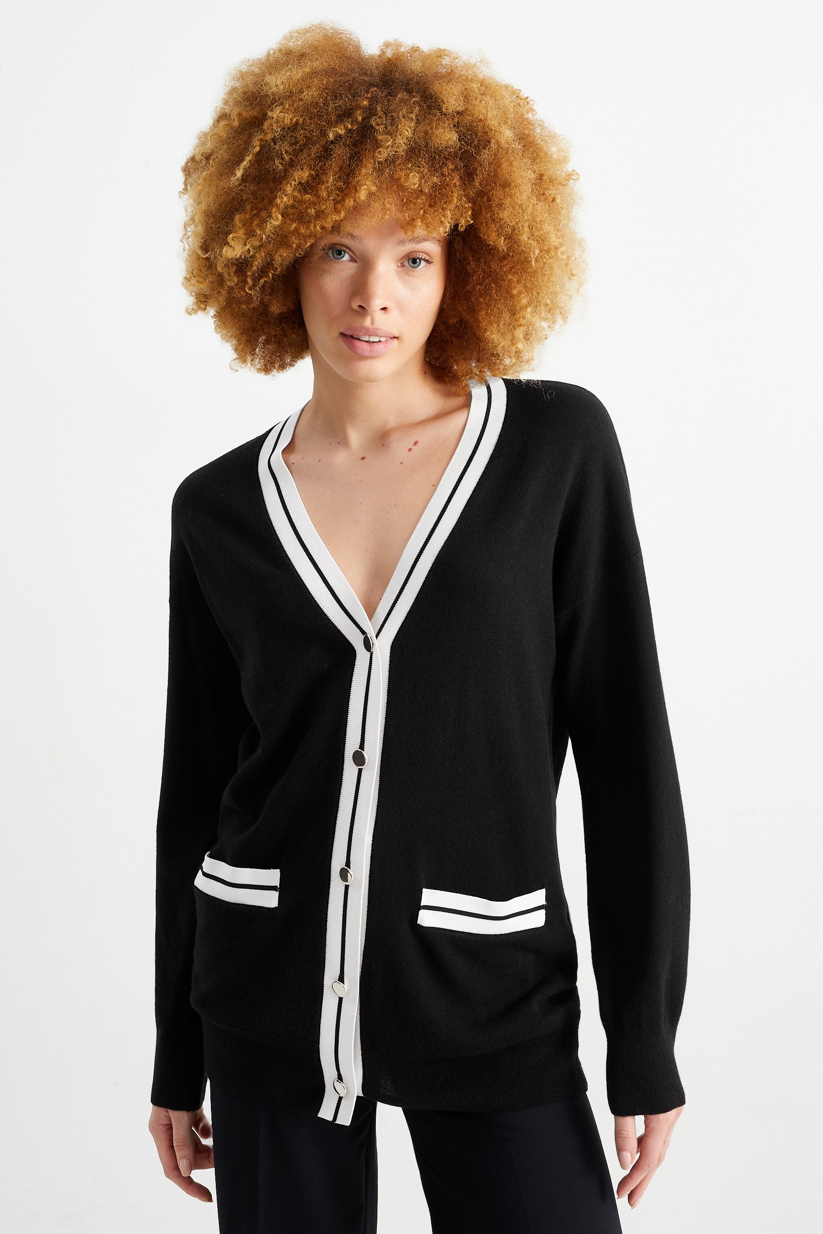 Cashmere blend cardigan