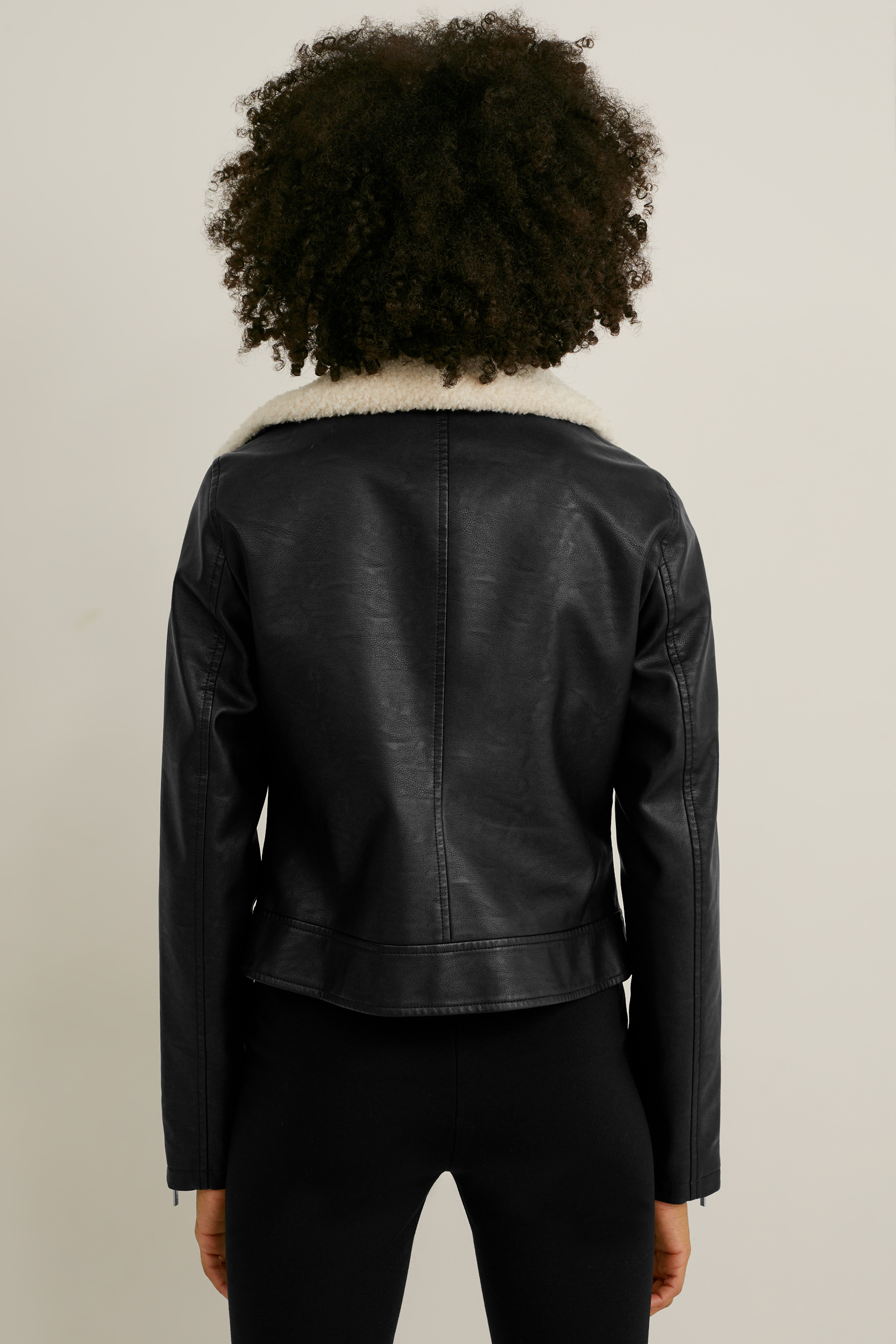 Biker jacket - faux leather