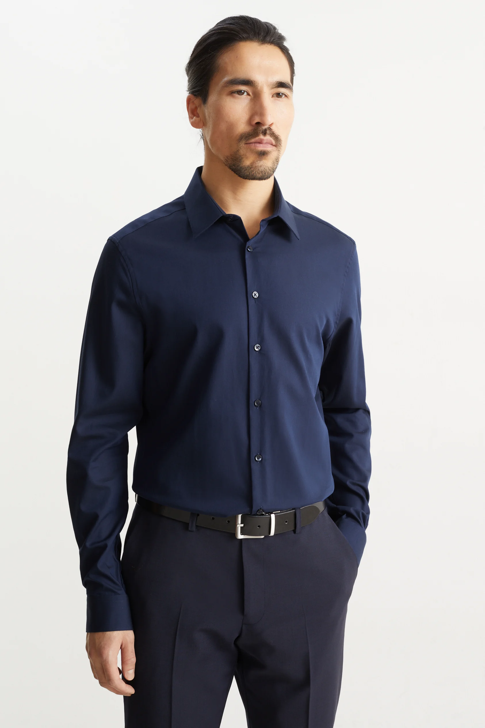 Business shirt - slim fit - kent collar - easy-iron
