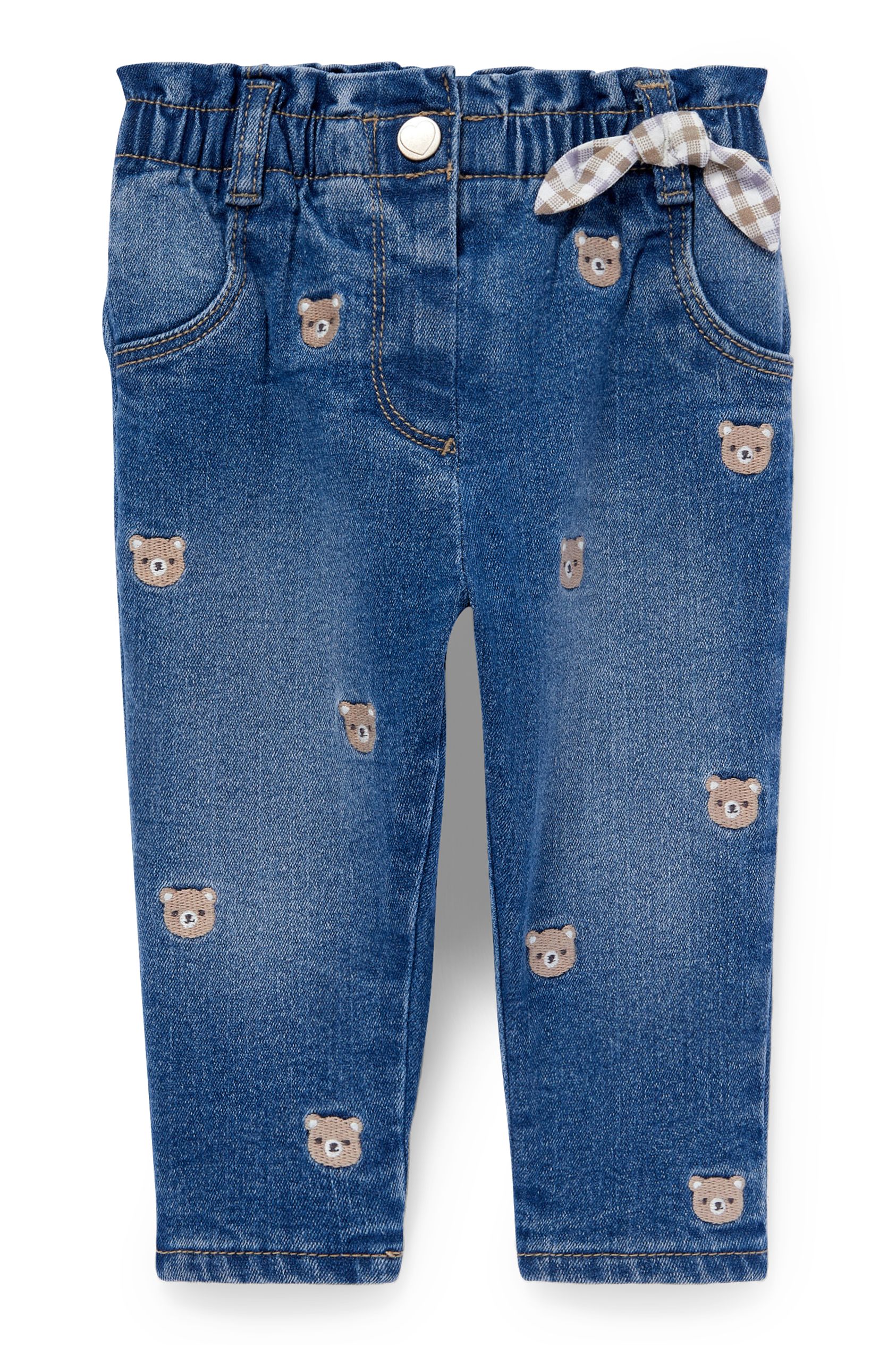 Baby jeans - patterned
