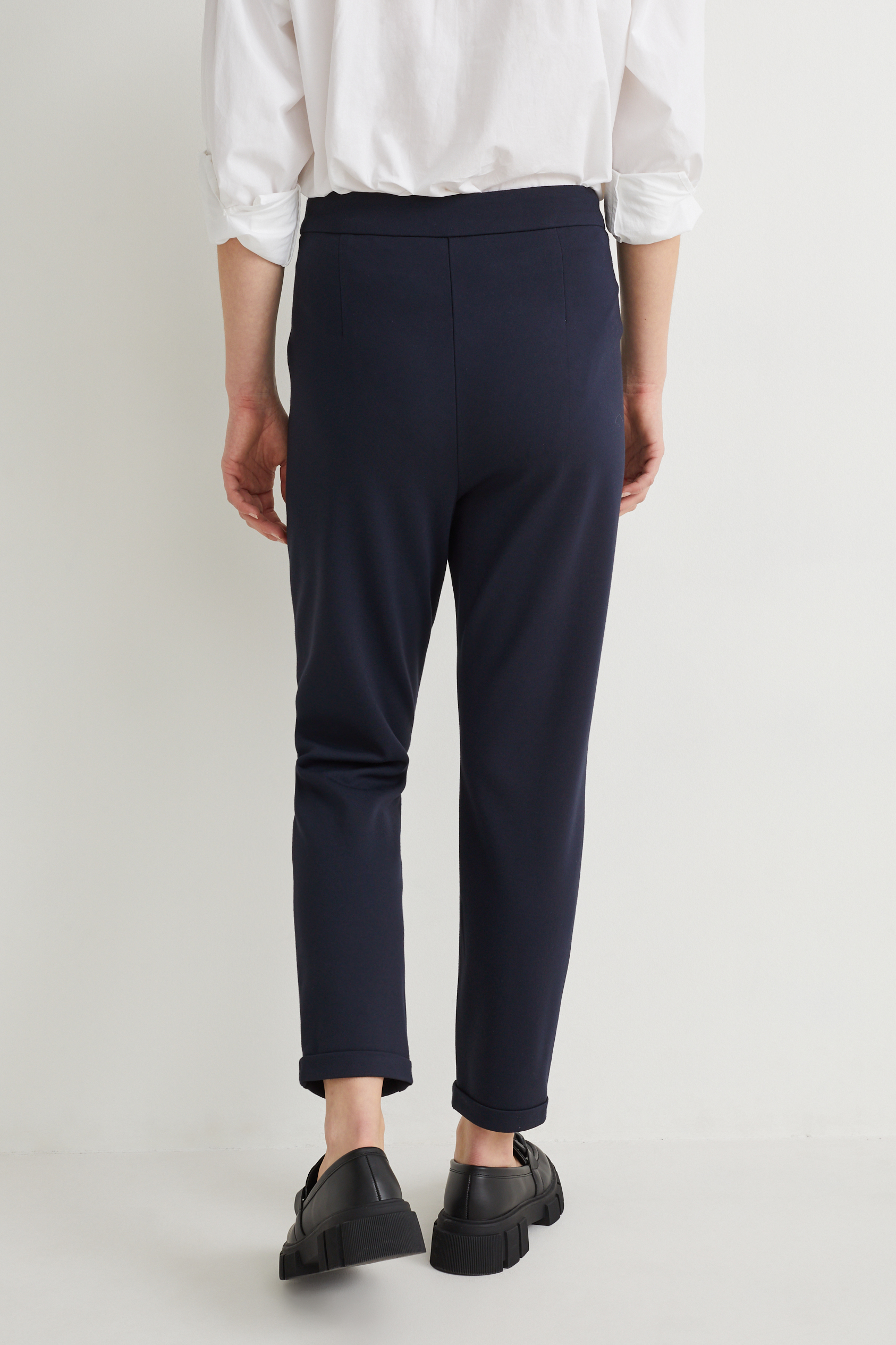 Jersey trousers - tapered fit