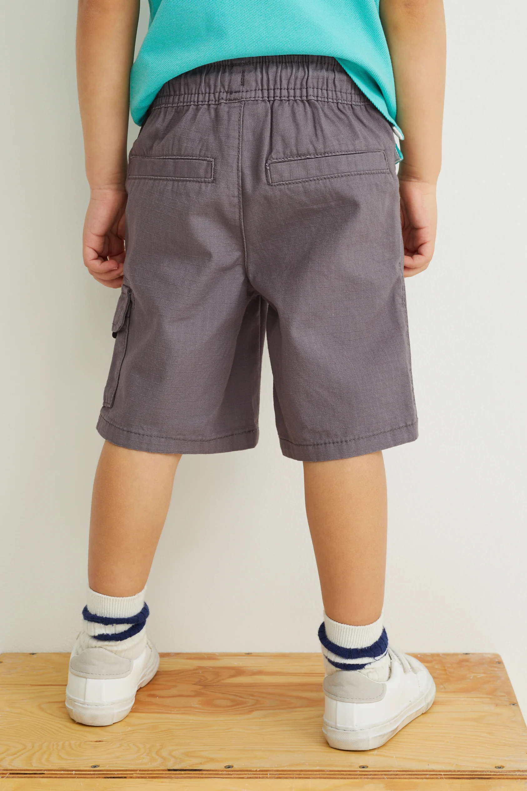 Multipack of 2 - denim and cloth shorts
