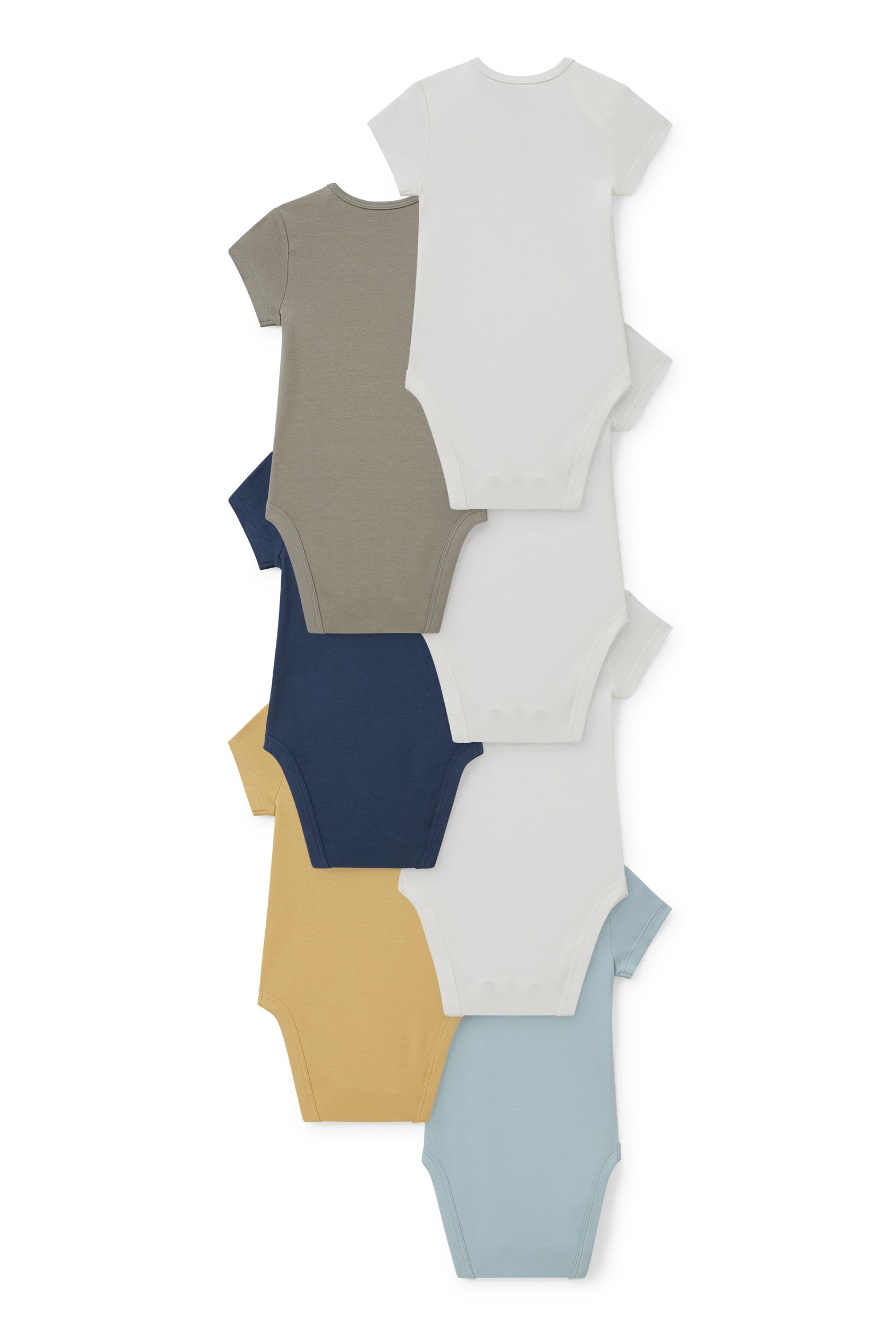 Multipack of 7 - baby bodysuit