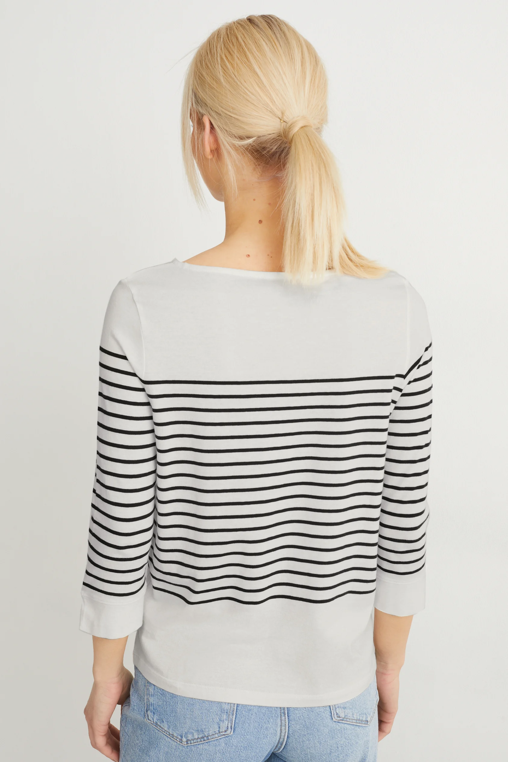 Long sleeve top - striped