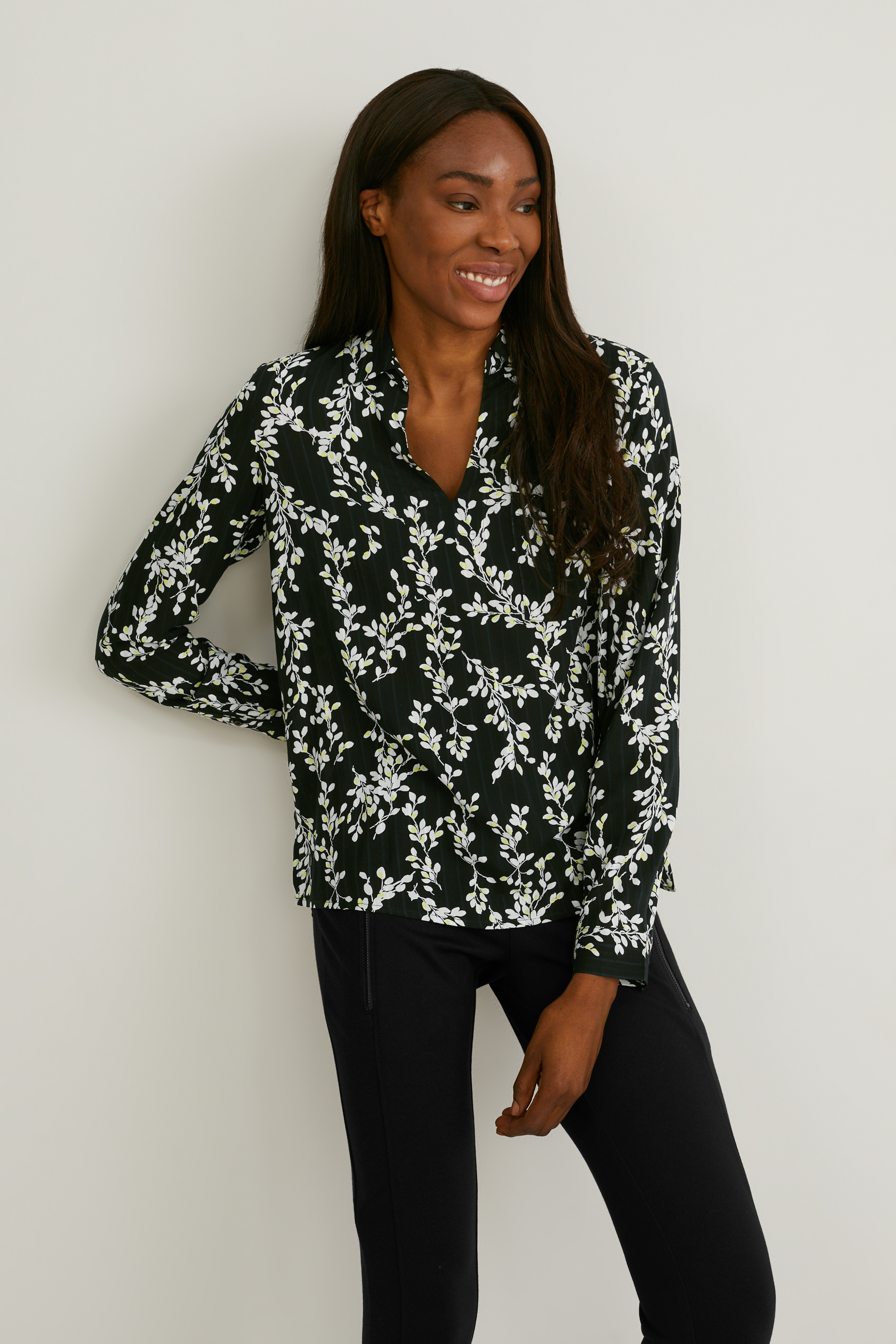 Blouse - patterned
