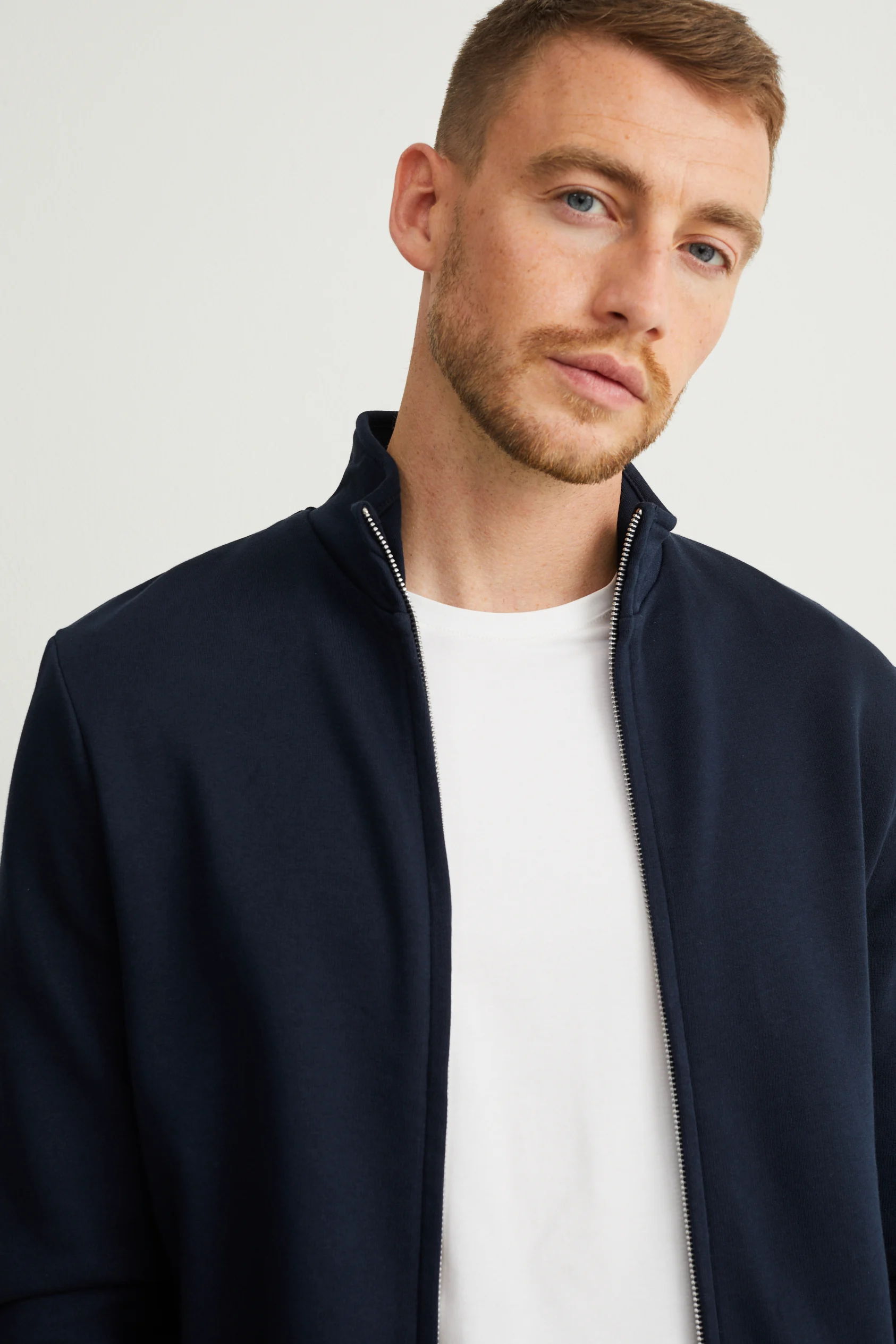 Zip-through sweatshirt