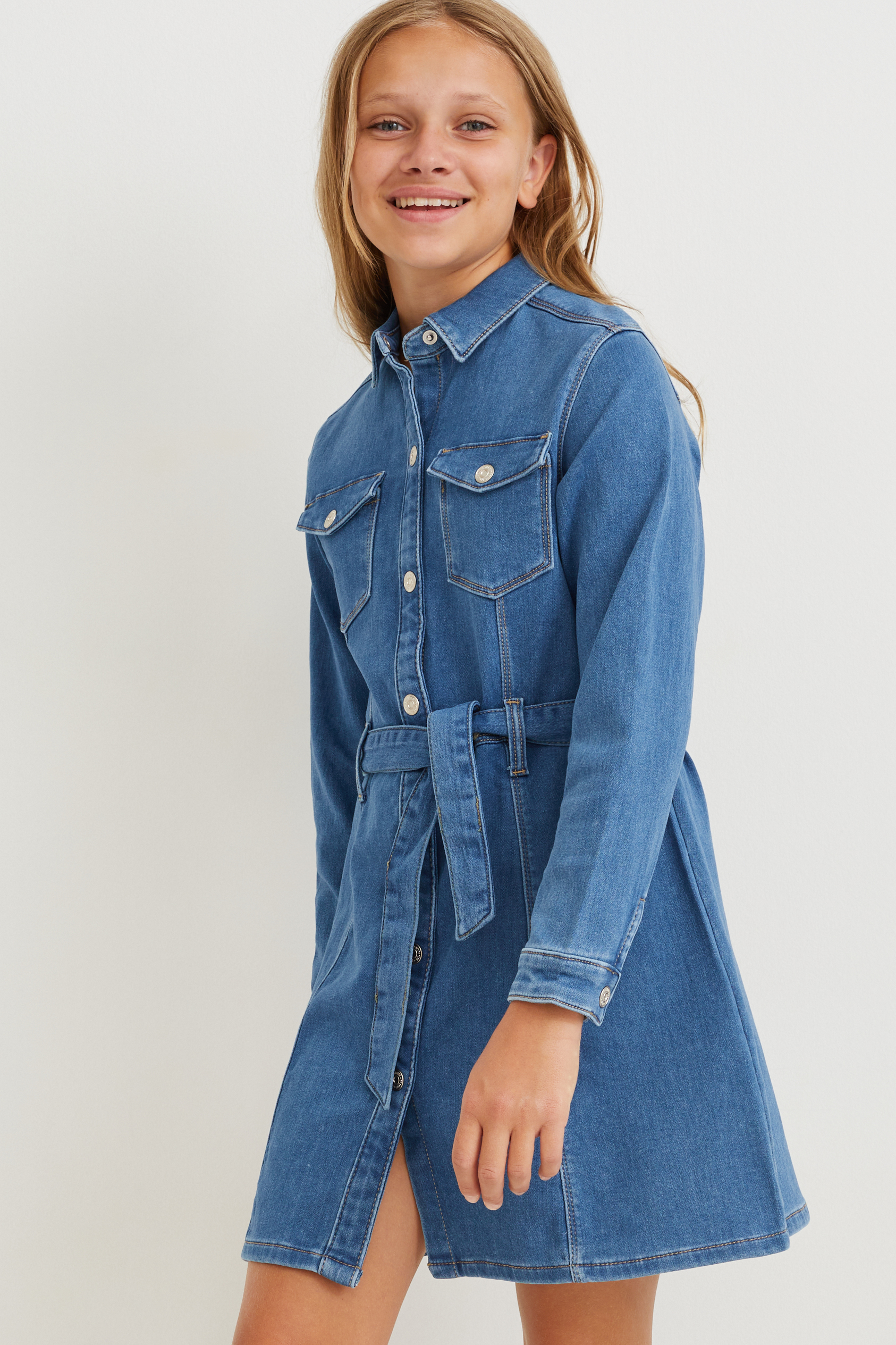 Denim dress