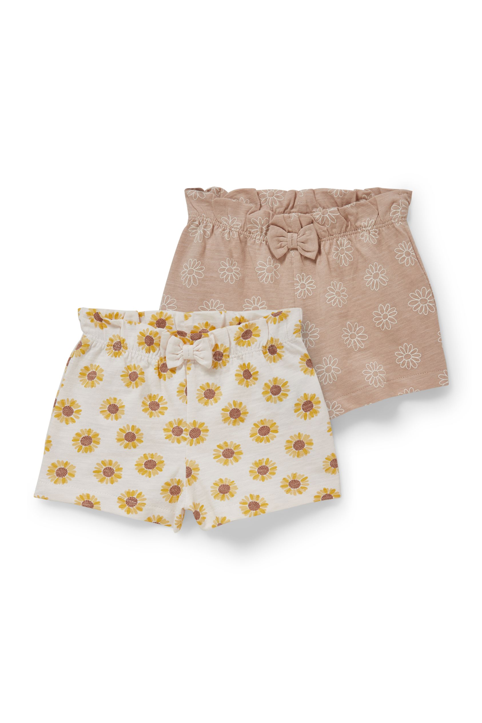 Multipack of 2 - baby shorts - floral