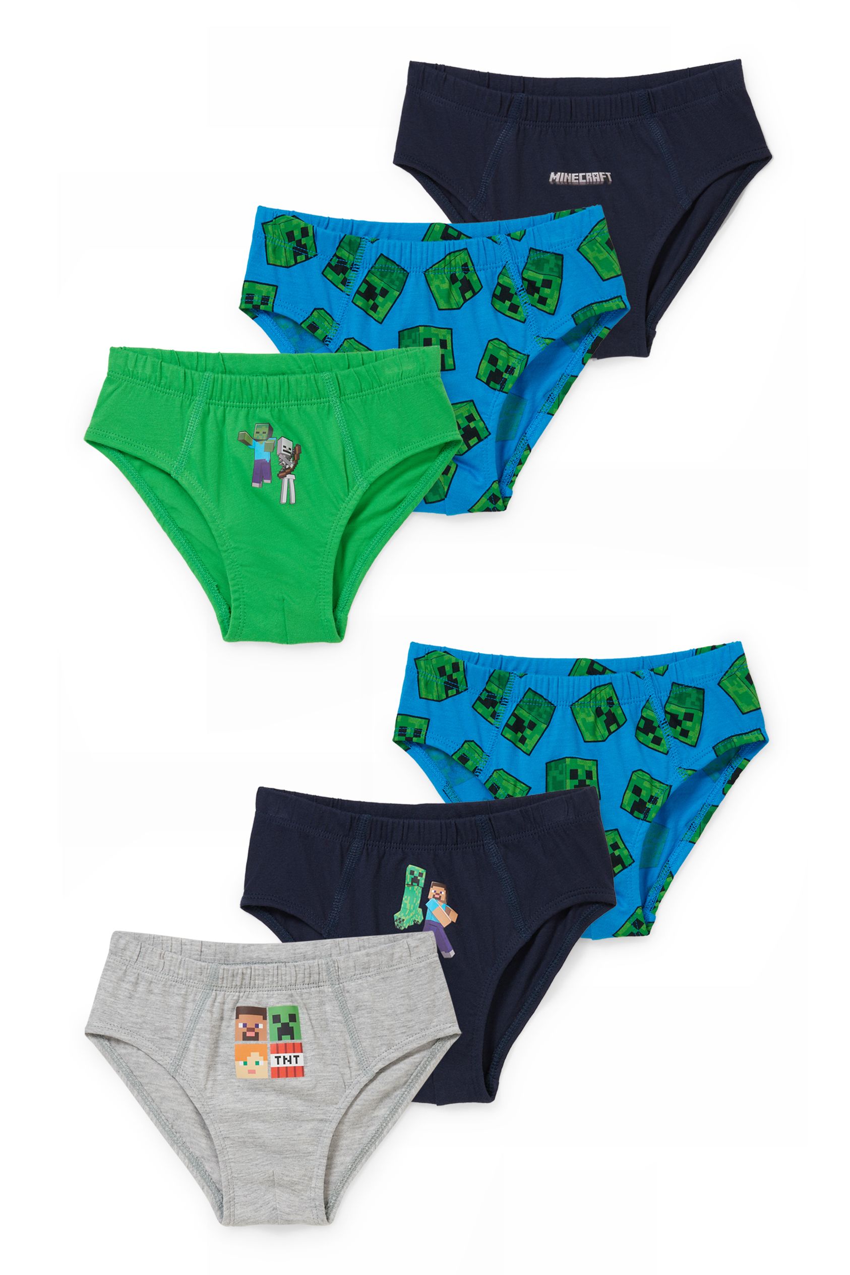 Multipack of 6 - Minecraft - briefs