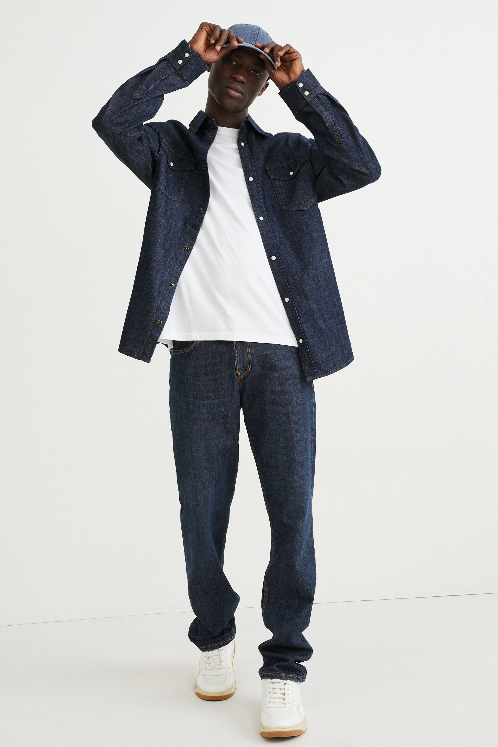Denim shirt - regular fit - Kent collar