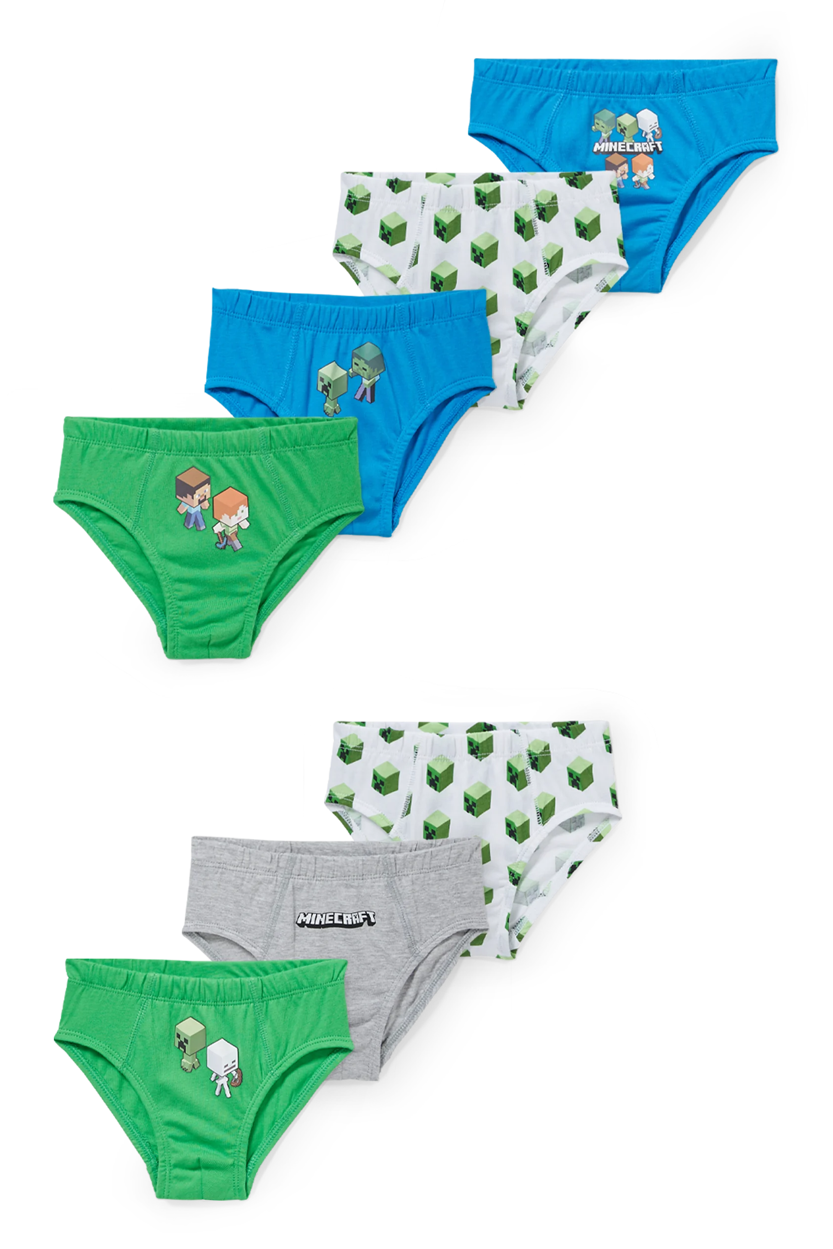 Multipack of 7 - Minecraft - briefs