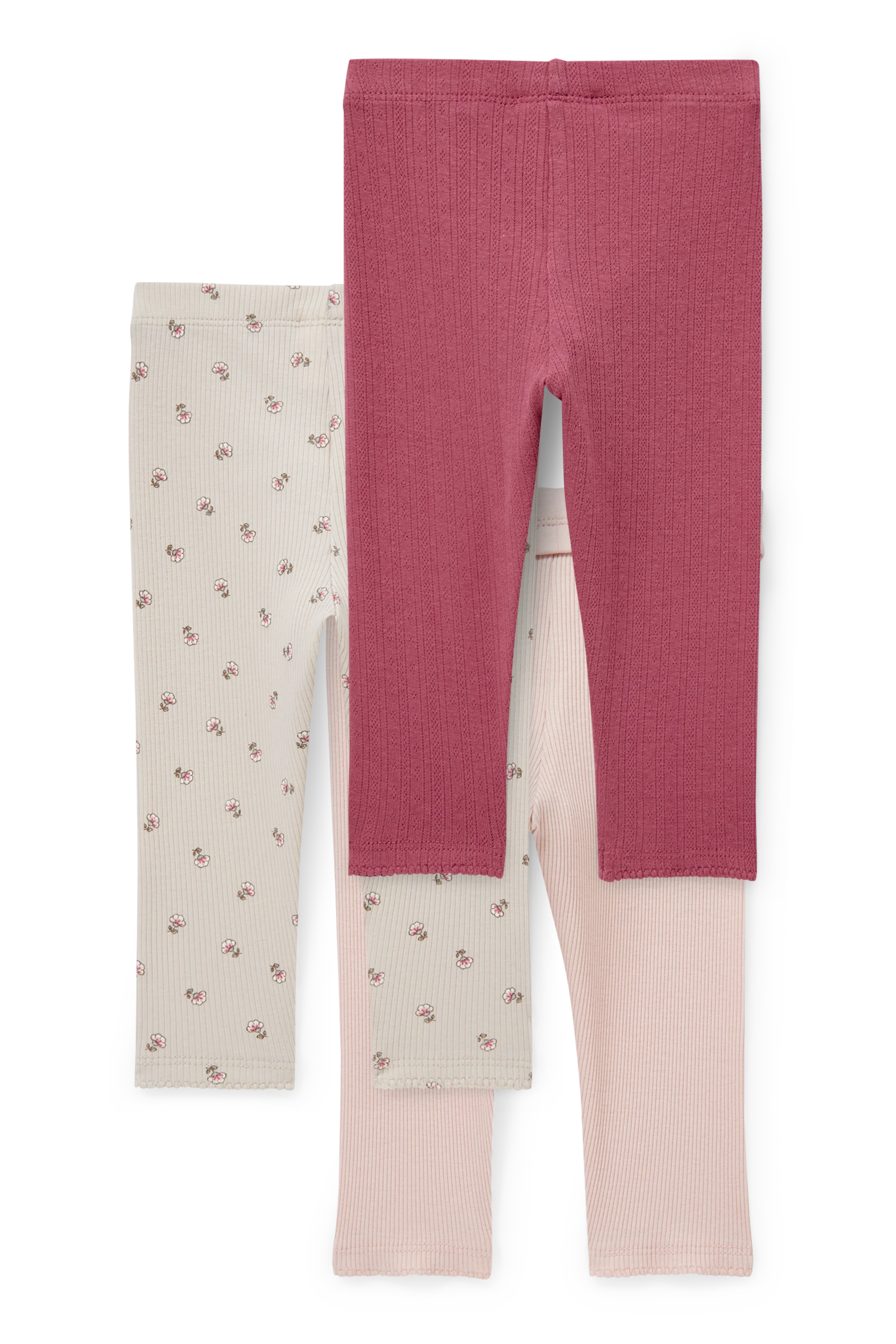 Multipack of 3 - baby leggings